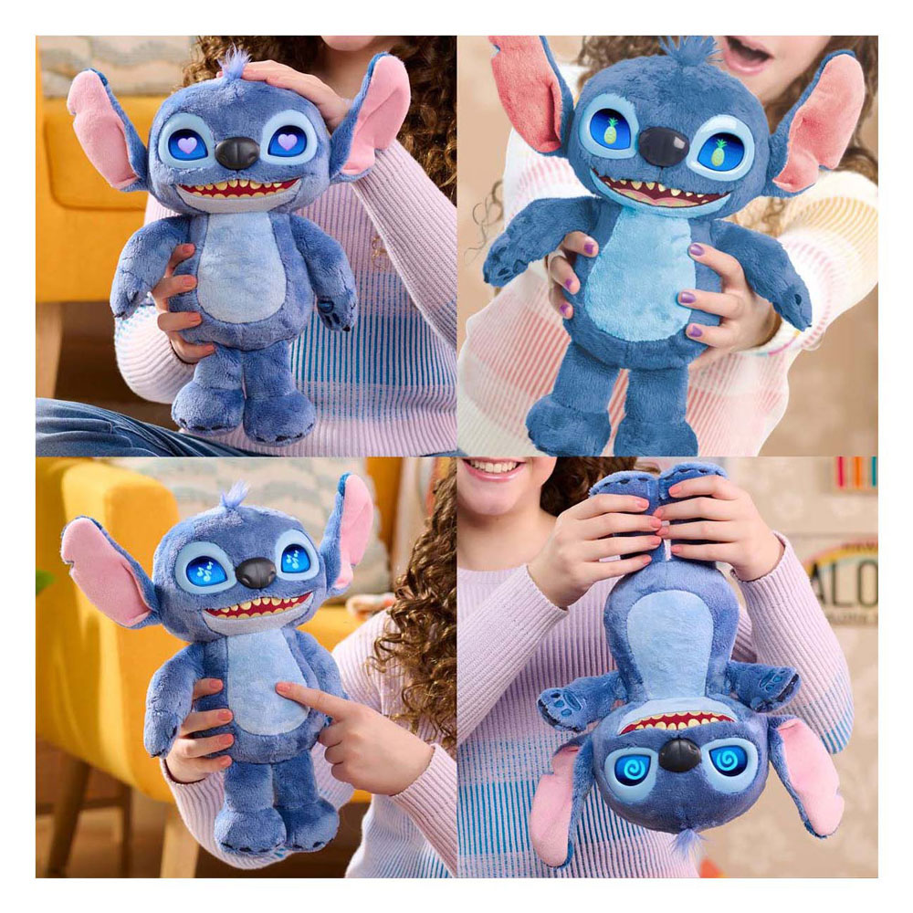 Les multiples humeurs de Stitch - Peluche interactive