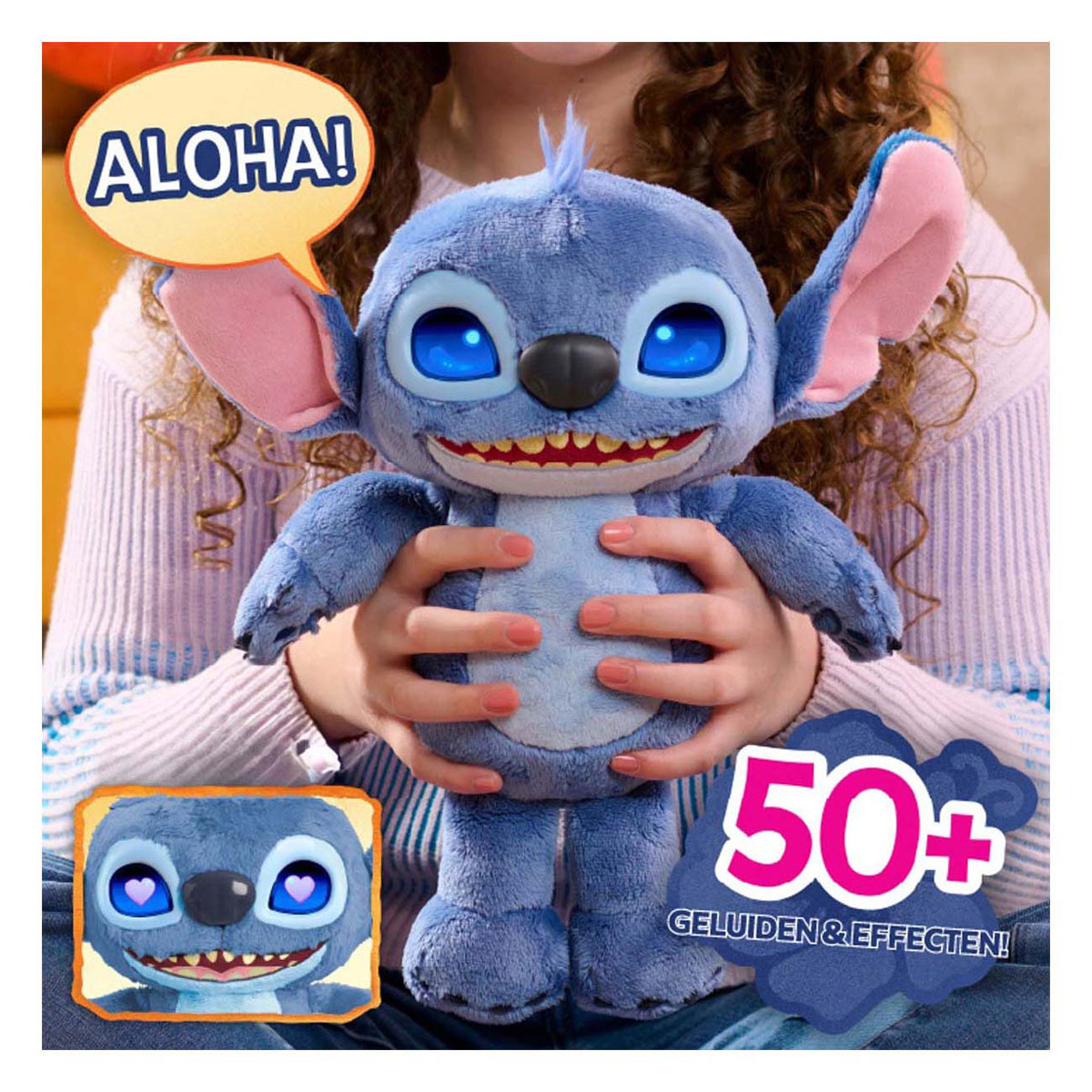Les multiples humeurs de Stitch - Peluche interactive