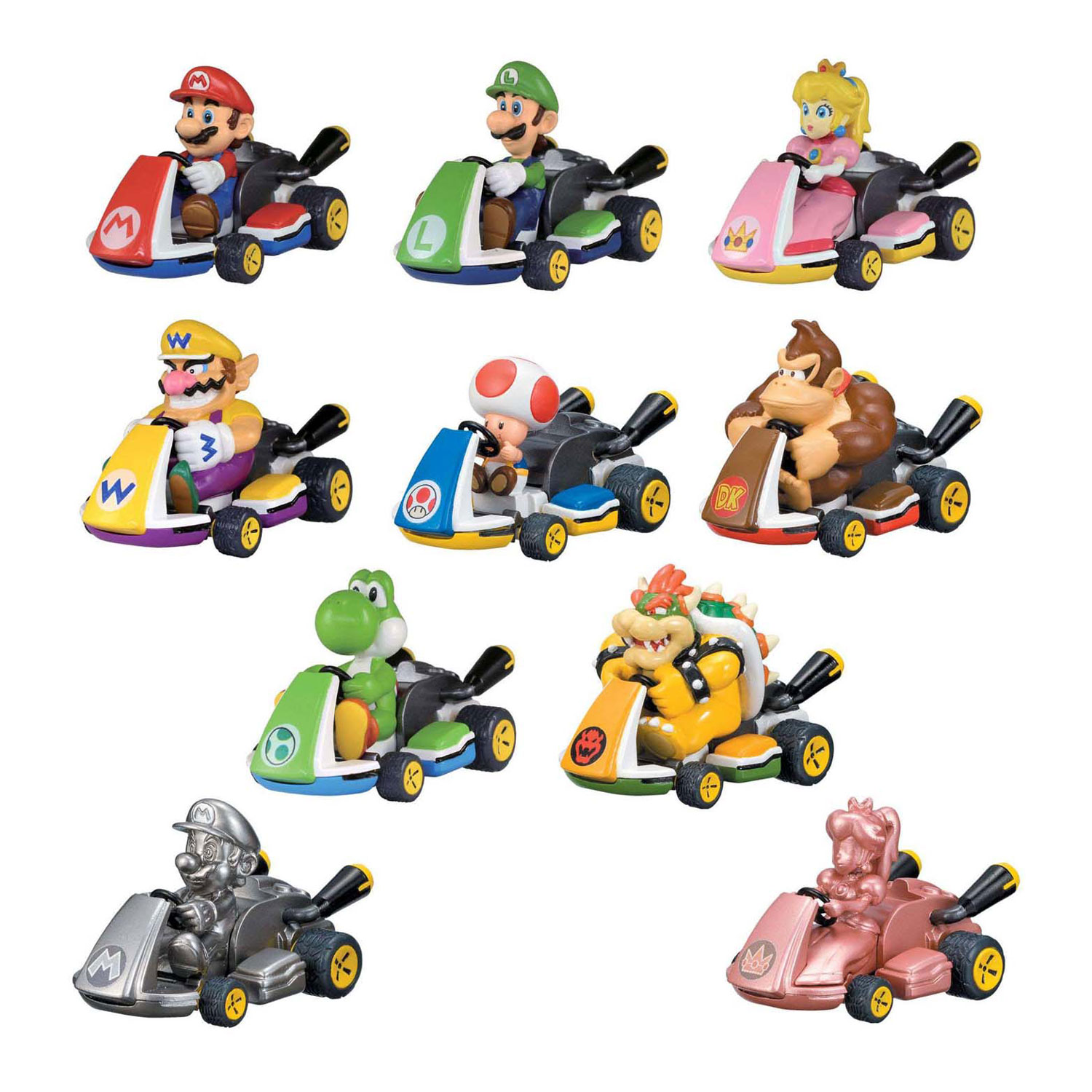 Mini-voiture à friction Mario Kart