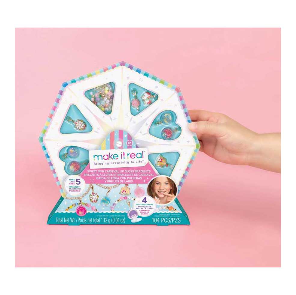 Make it Real - Sweet Spin Carnaval Lipgloss Armbanden Set