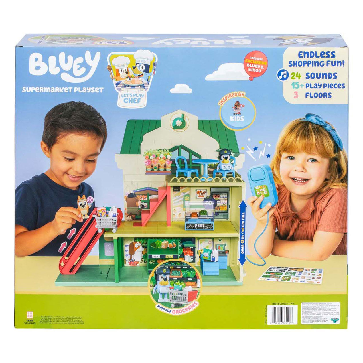 Bluey Lets Play Chef - Supermarkt Speelset