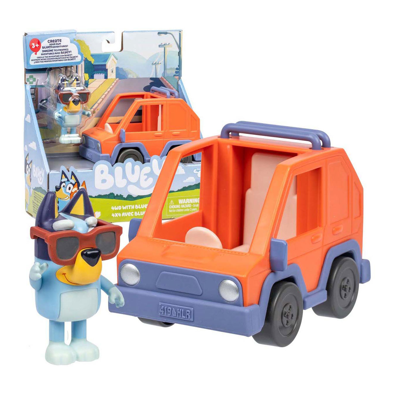Bluey Basic Vehicle 4WD & Bluey