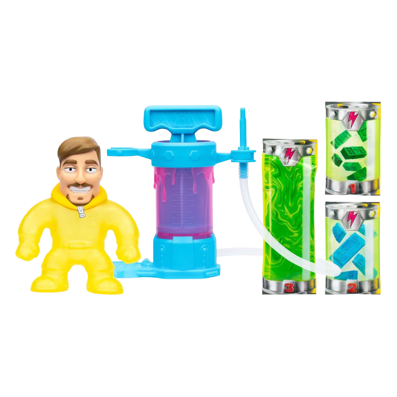 Station de création MrBeast Lab - Figurine extensible