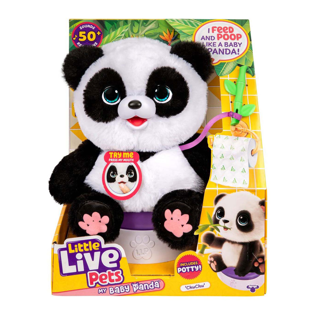 Bébé Panda ChuChu avec 50 sons