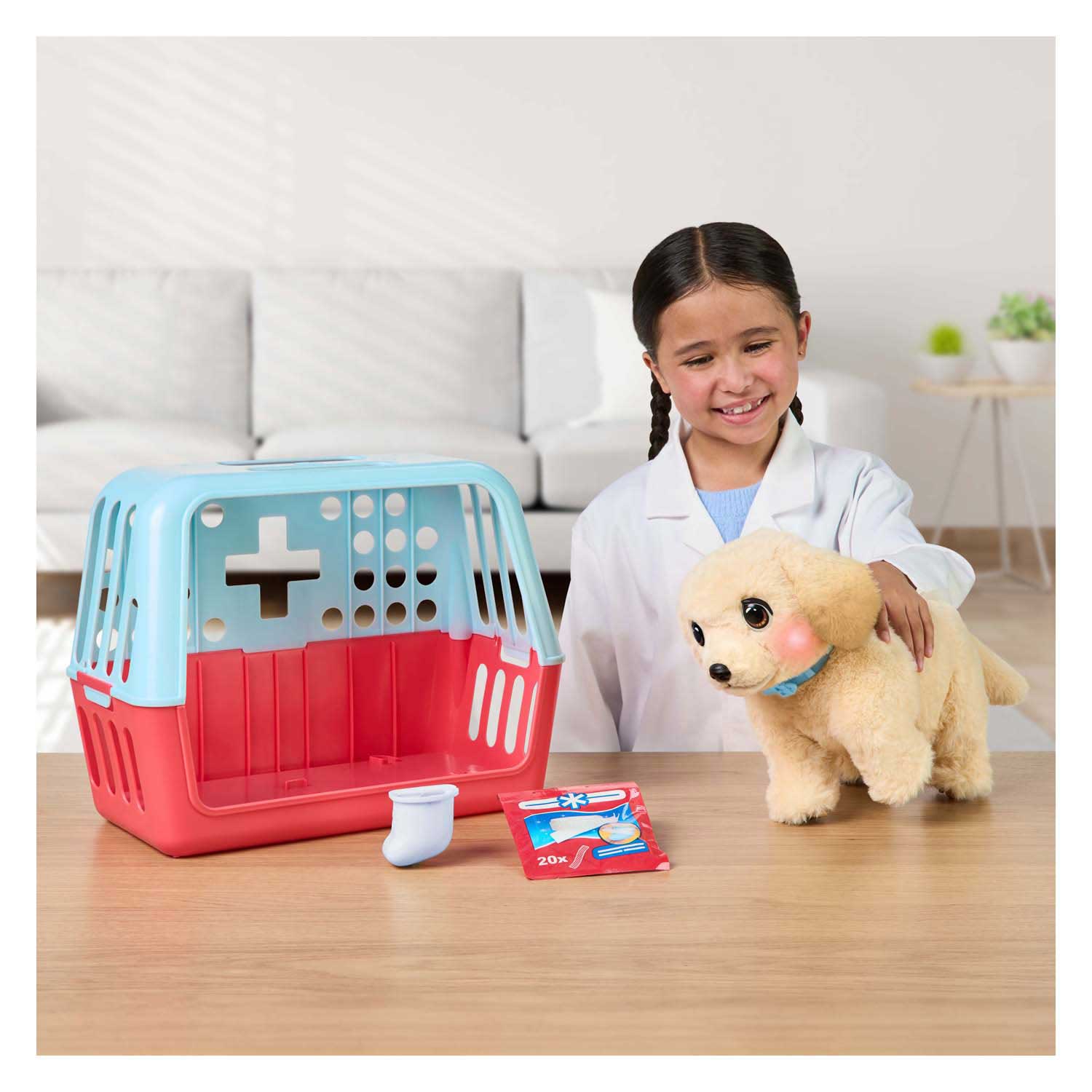 Little Live Pets Ouchies Puppy Cooper - Interactieve Knuffel