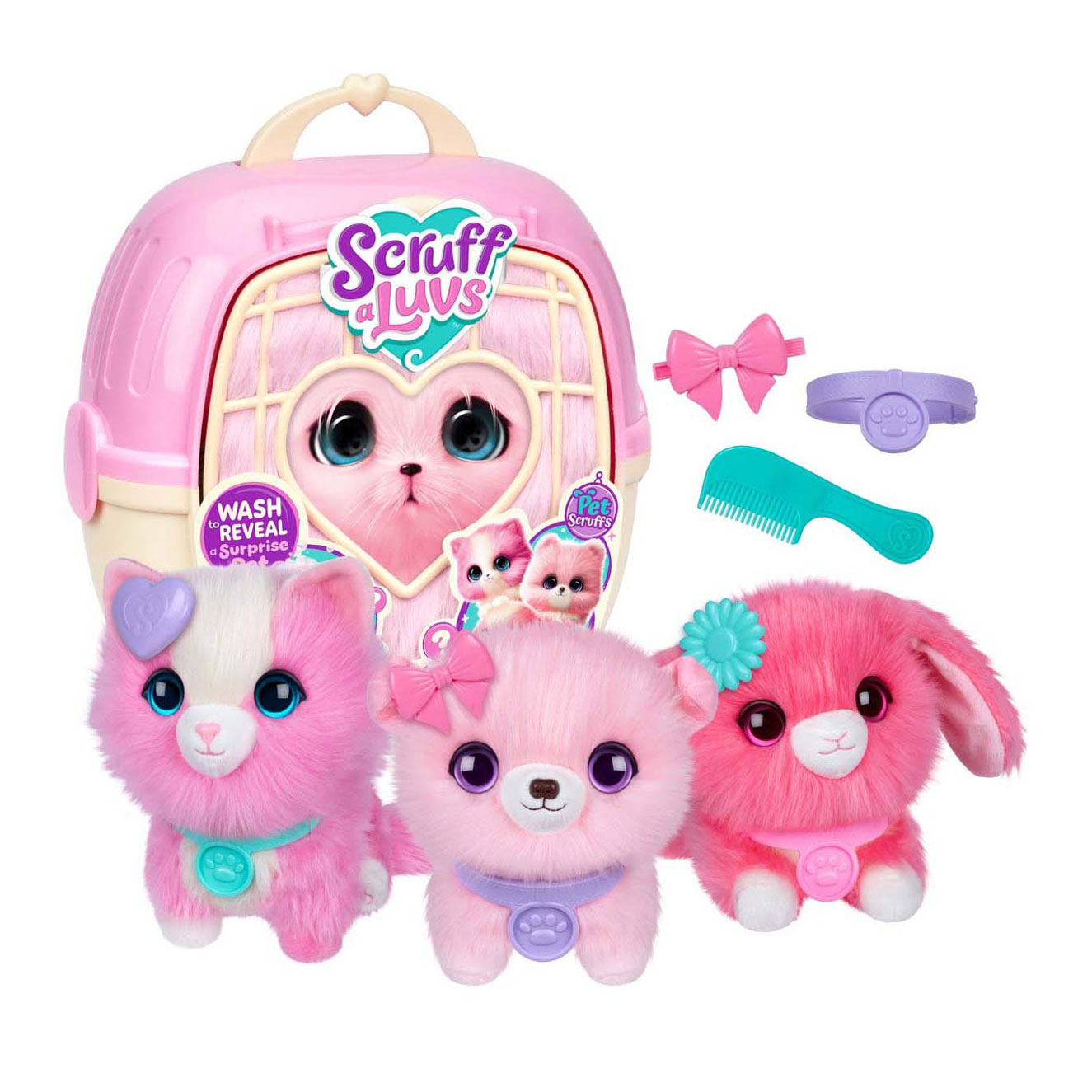 Scruff a Luvs Mystery Huisdier Roze