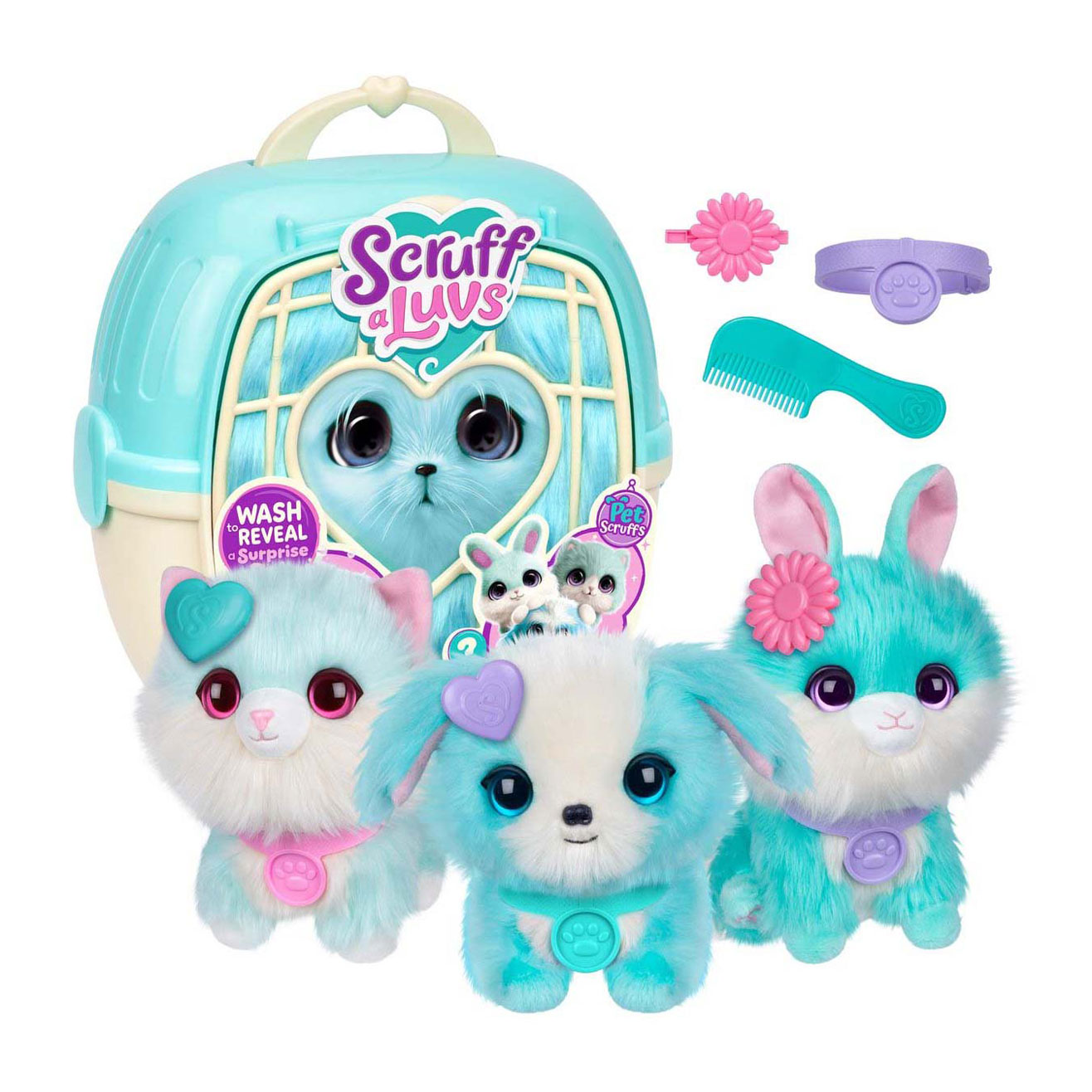 Scruff a Luvs Mystery Huisdier Blauw