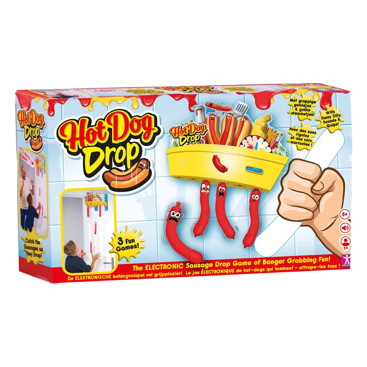 Hot Dog Drop Stokvangspel met Geluidseffecten