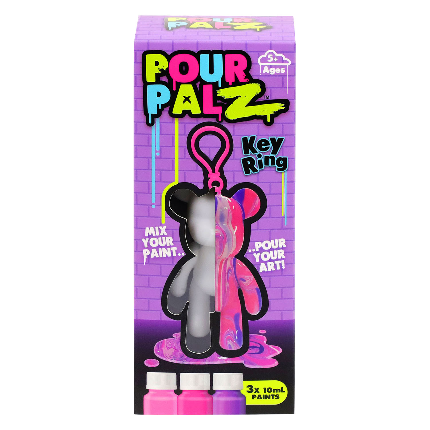 Pour PalZ Mini Paint Bear Porte-clés