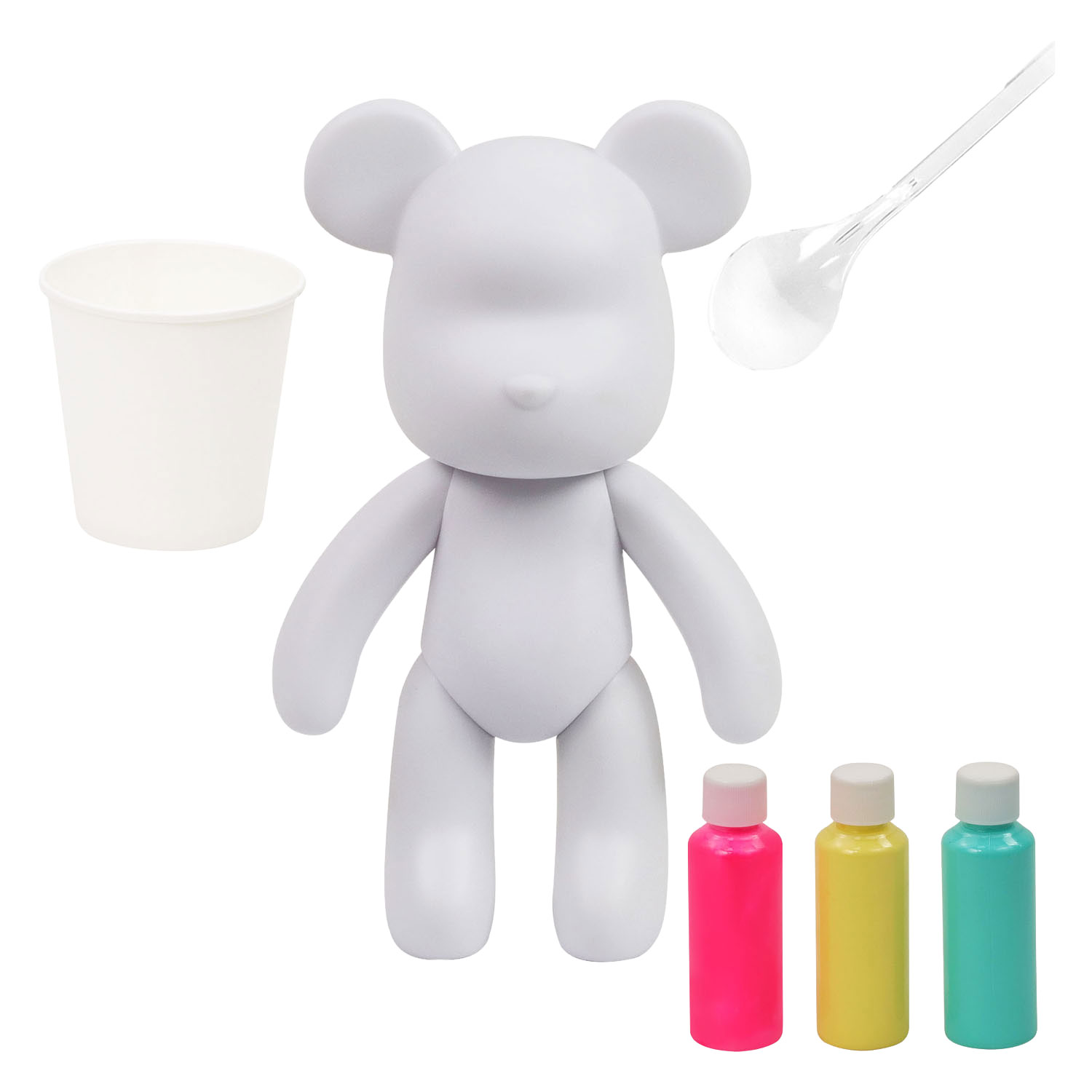 Pour PalZ Bubblegum Pop Beer Gietverfset -  Incl. 3 Acrylverfkleuren