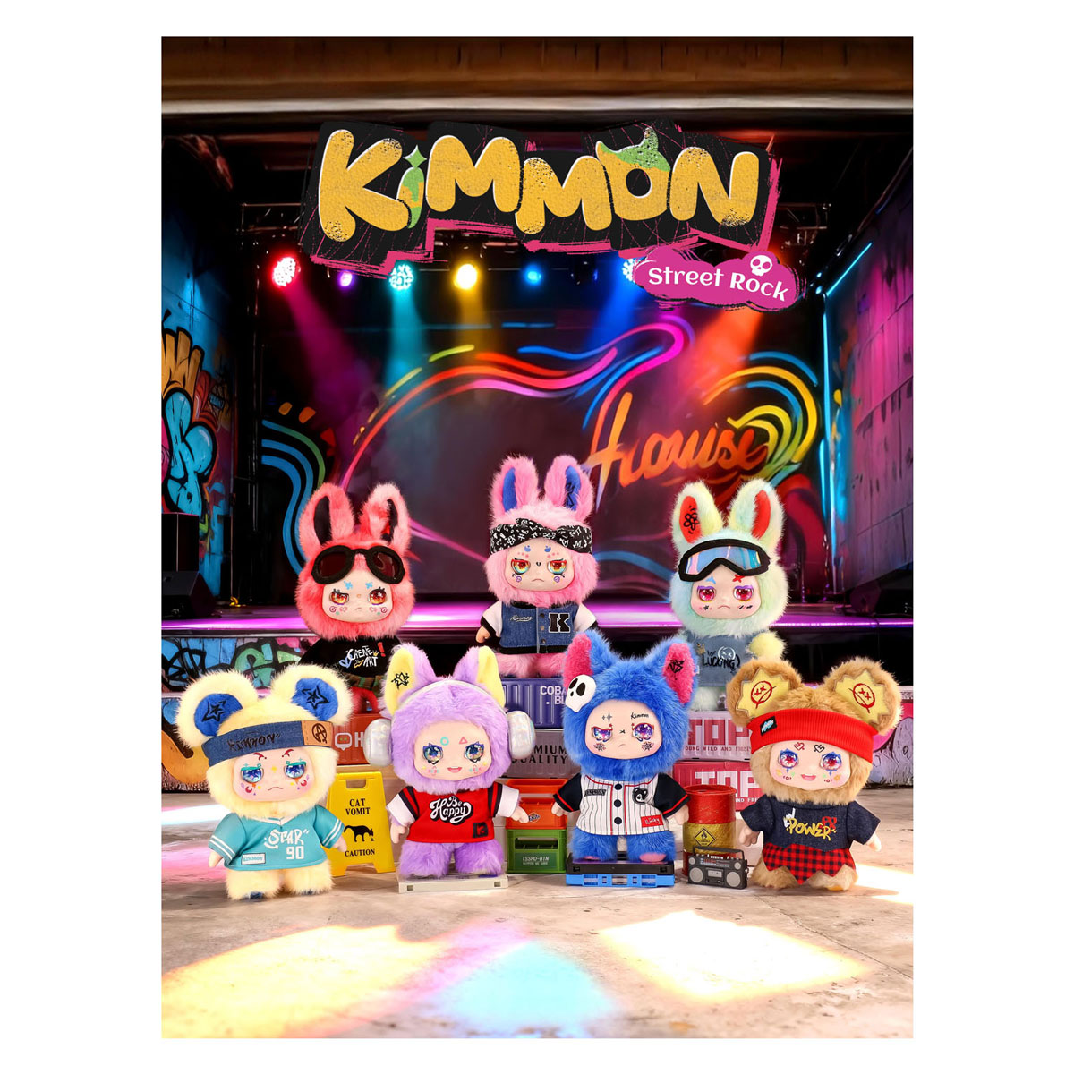 Kimmon - Street Rock Pluche Figuur Blind box