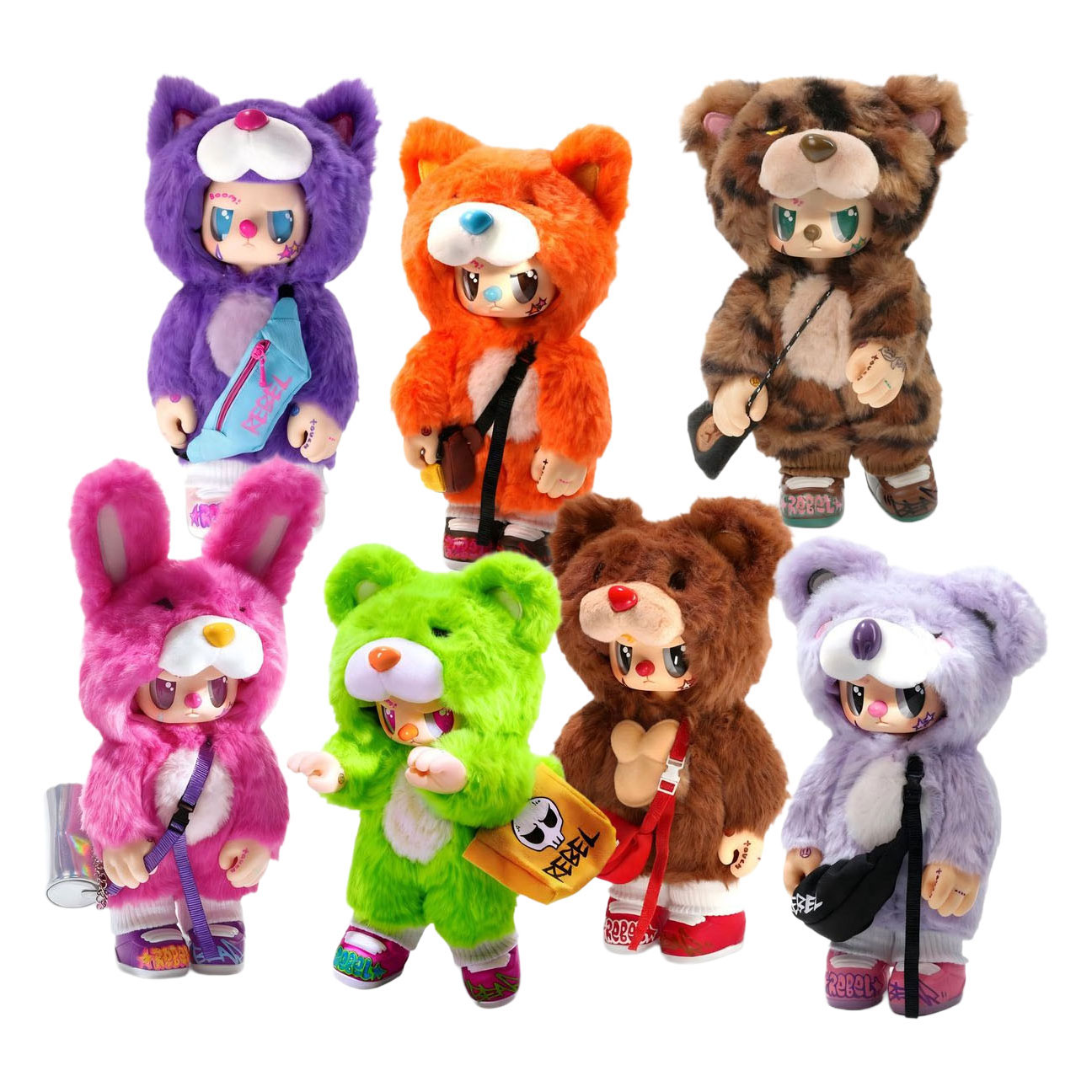 Pop Cuppo - Rebel Bear Bag Movable Verzamelfiguren