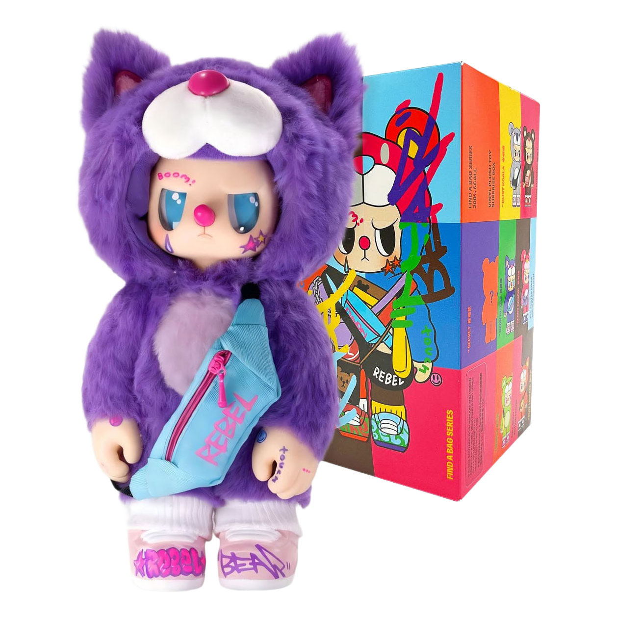 Pop Cuppo - Rebel Bear Bag Movable Verzamelfiguren