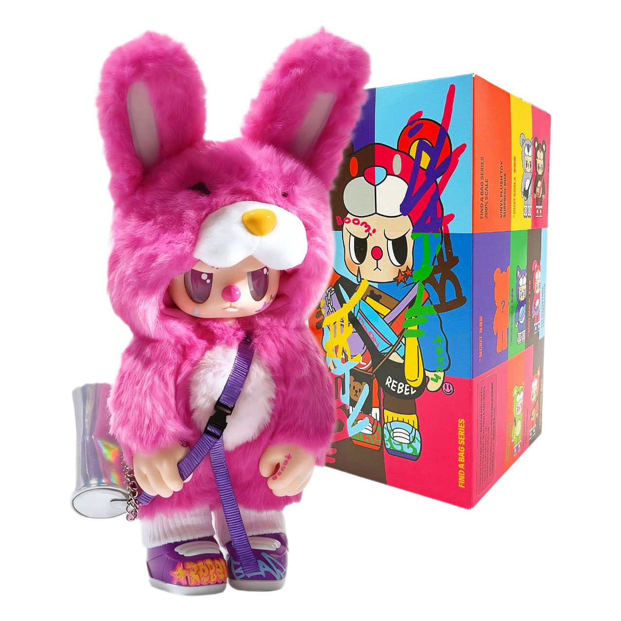 Pop Cuppo - Rebel Bear Bag Movable Verzamelfiguren