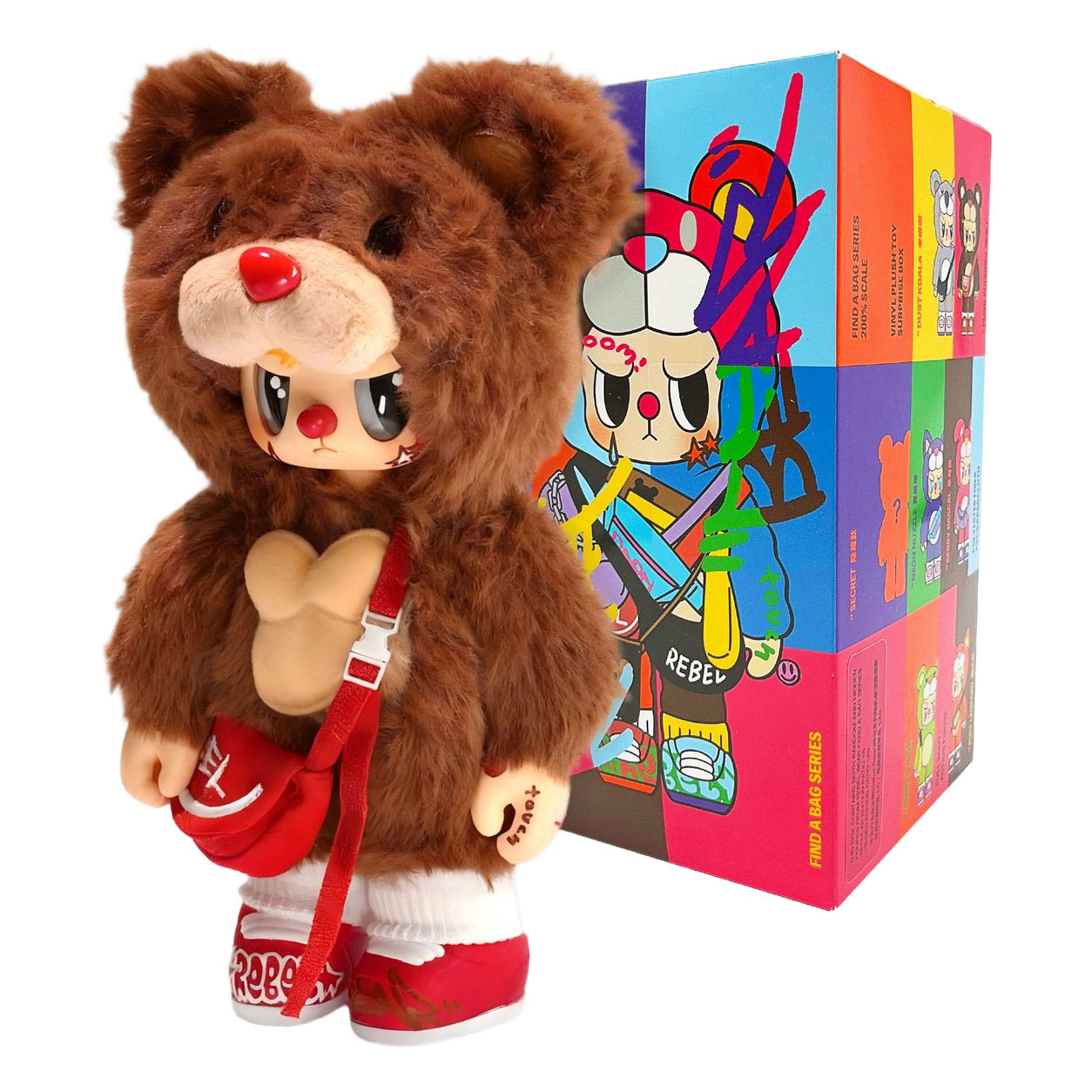 Pop Cuppo - Rebel Bear Bag Movable Verzamelfiguren