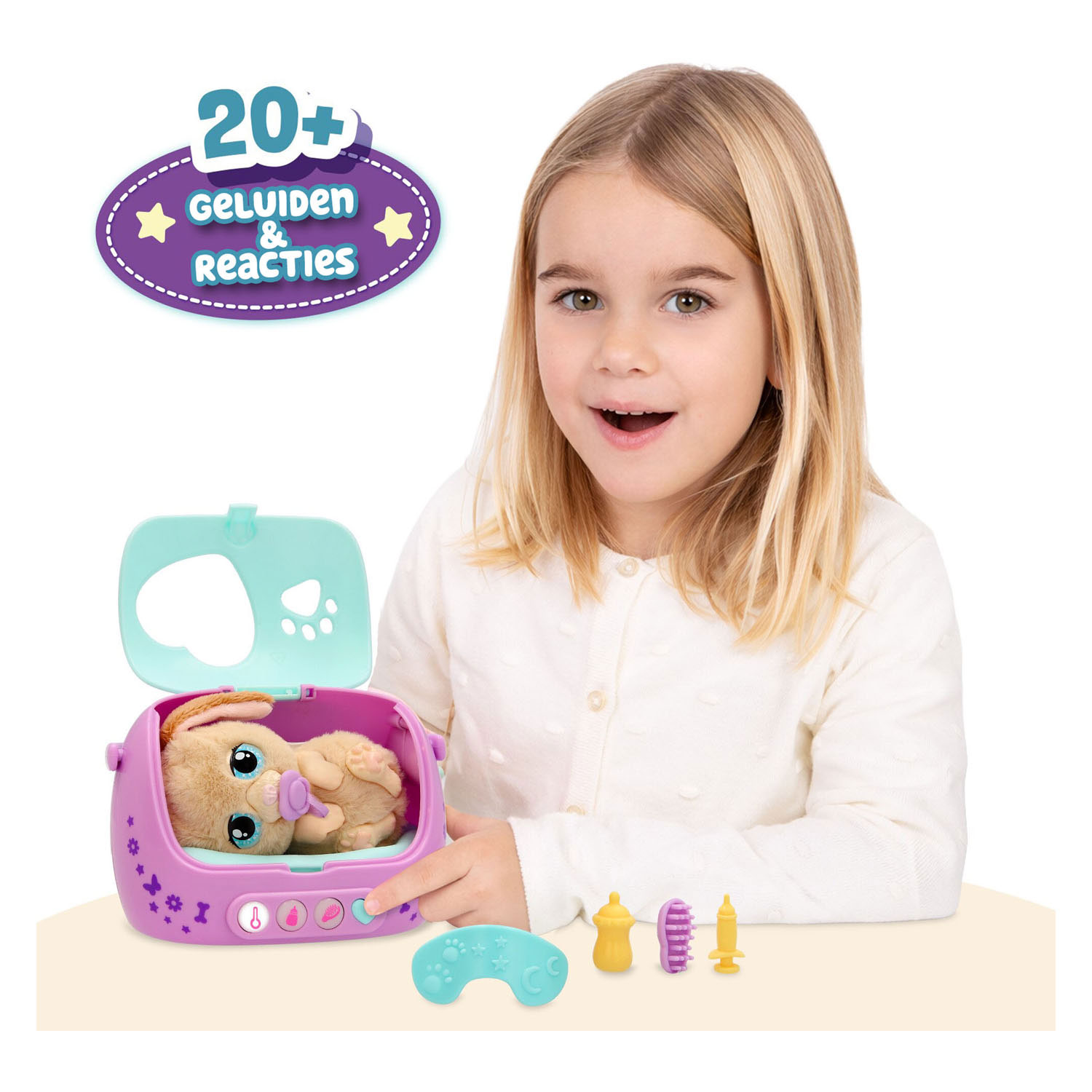 Baby Paws Just Born Puppy - incl. Licht en Geluid