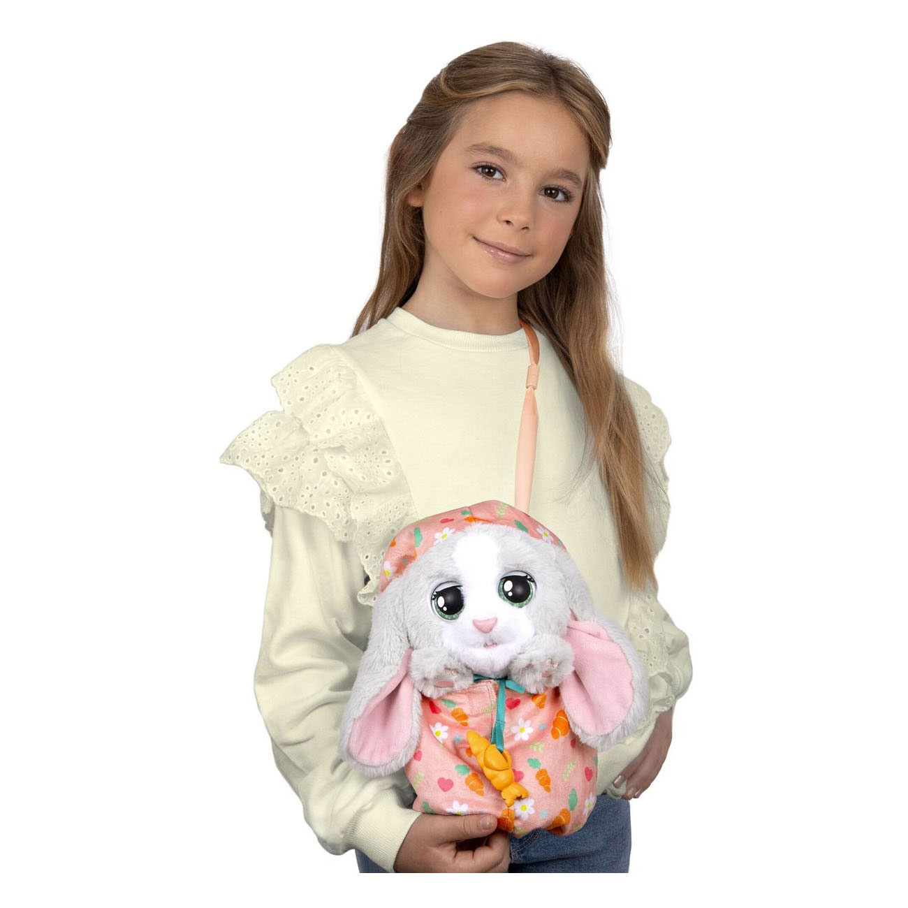 Peluche interactive Baby Paws Bunny - 20 cm