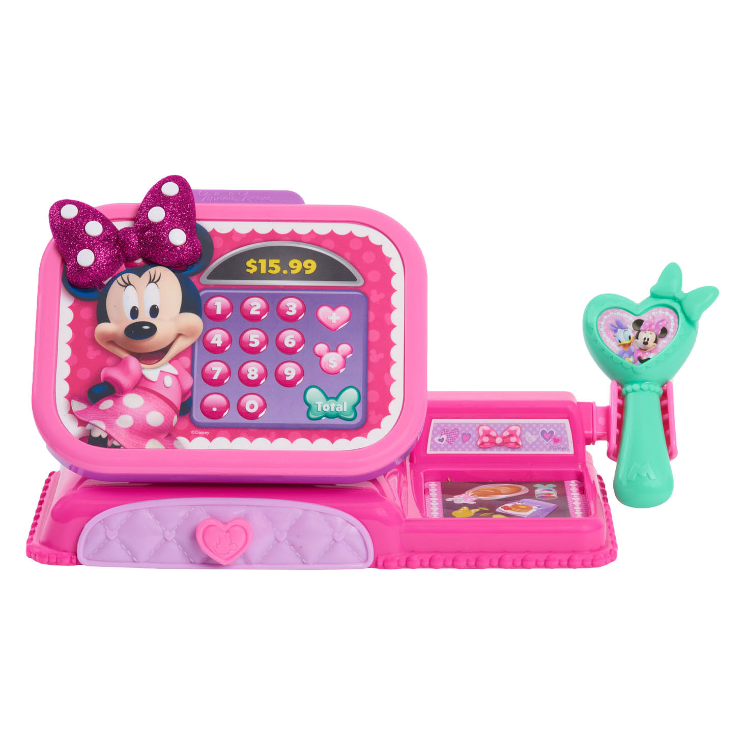 Minnie Bowtique Spielzeugkasse mit Sound - 10-teilig.