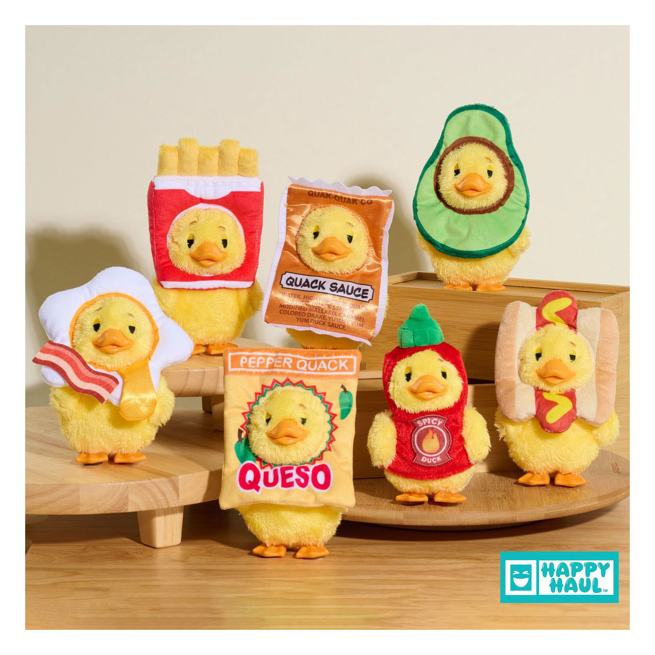 Happy Haul Duckalooz Snack Quack Pluche Sleutelhanger