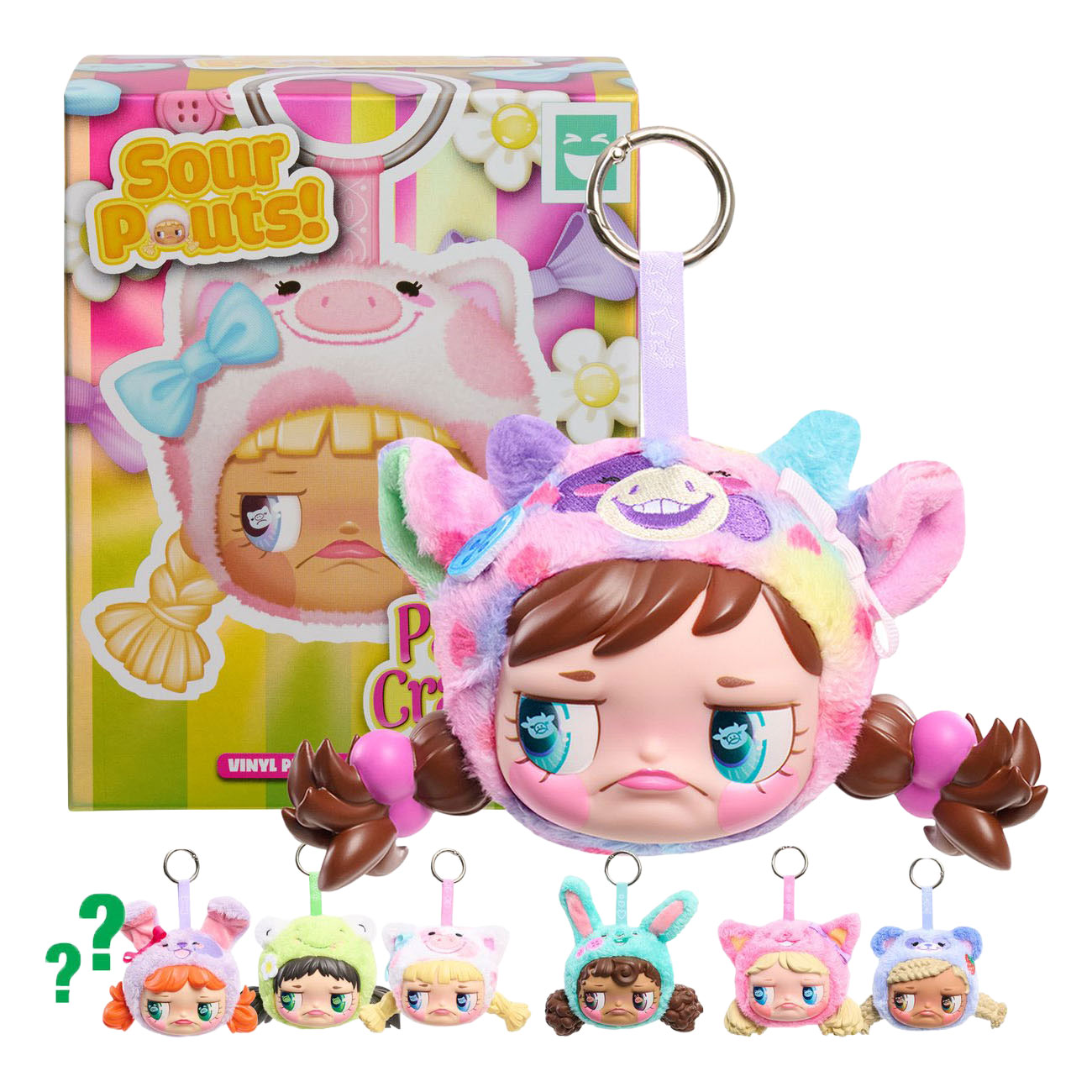 Happy Haul Sour Pouts Vinyl Pluche Sleutelhanger