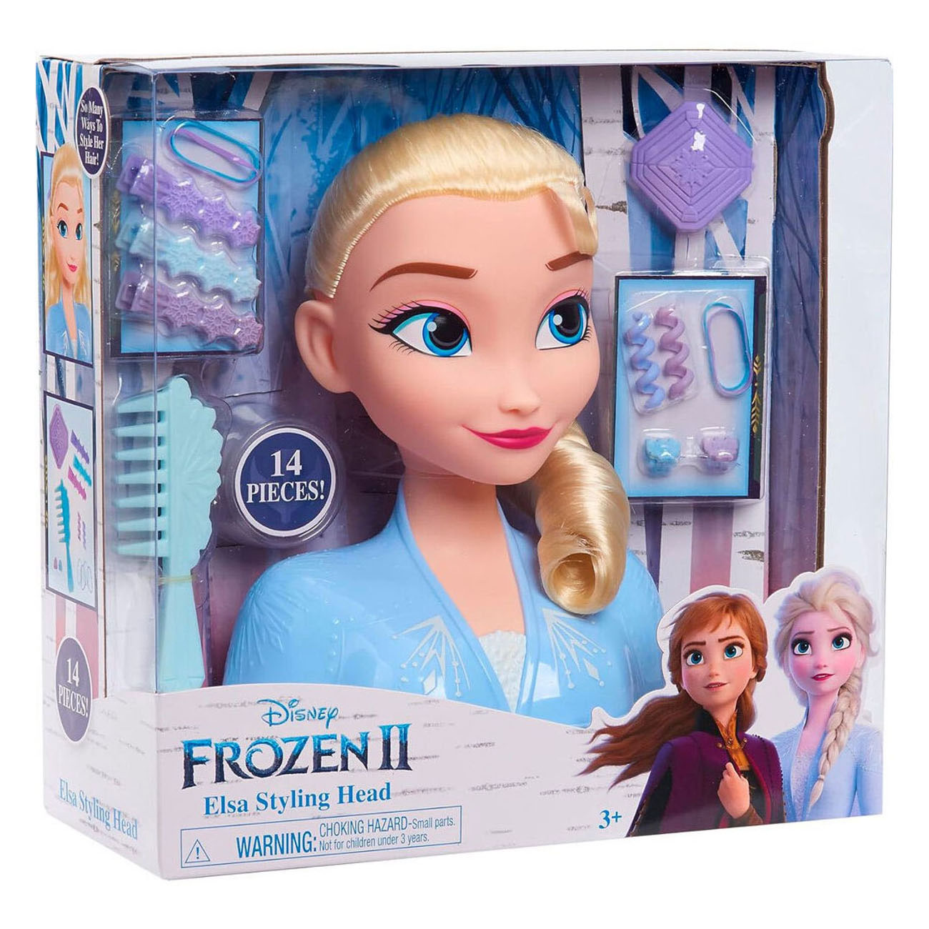 Disney Frozen 2 Styling Kappop Elsa - incl. Accessoires
