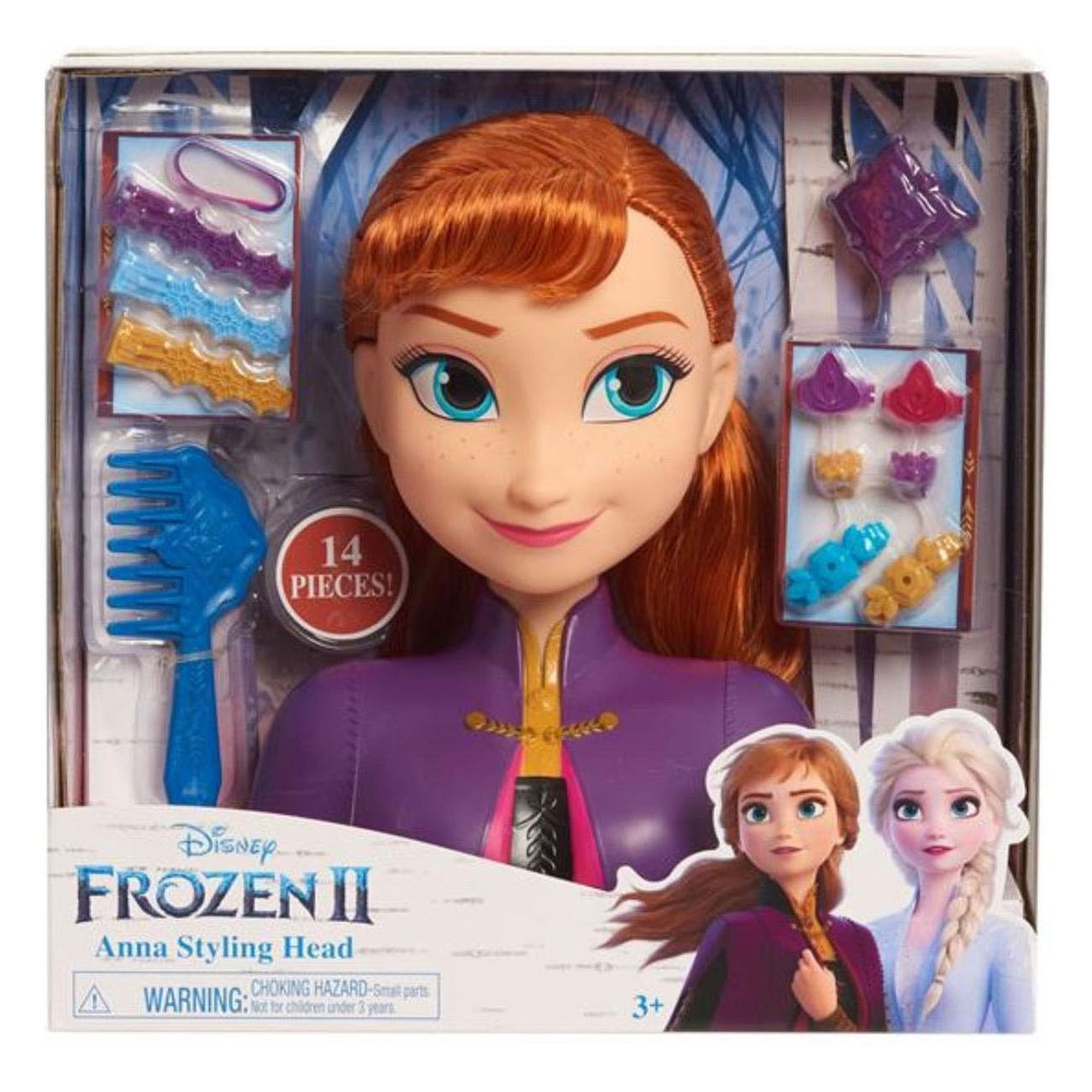 Poupée à coiffer Anna de La Reine des Neiges 2 de Disney - accessoires inclus