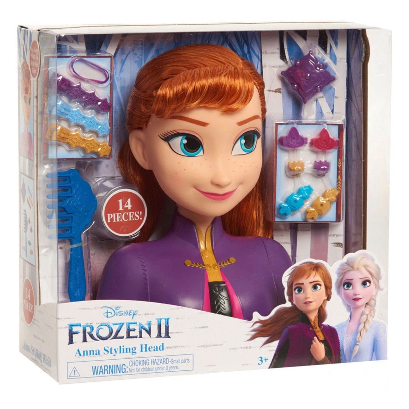 Poupée à coiffer Anna de La Reine des Neiges 2 de Disney - accessoires inclus