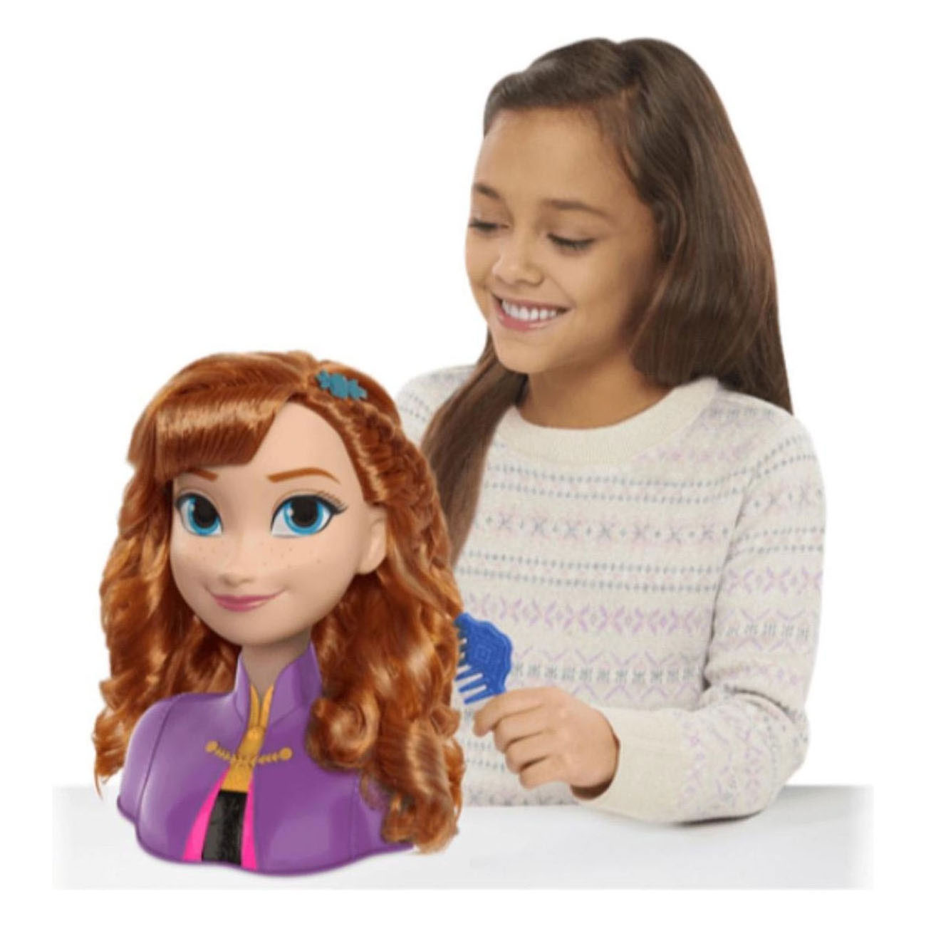 Poupée à coiffer Anna de La Reine des Neiges 2 de Disney - accessoires inclus