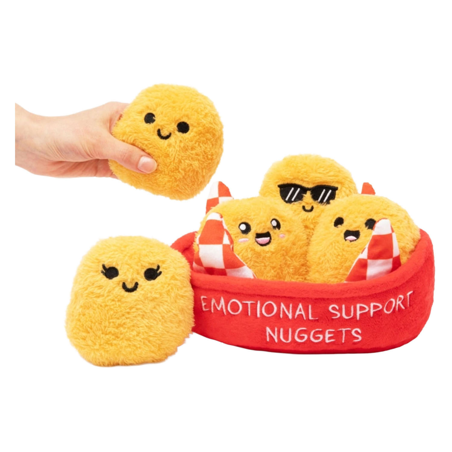 Peluches de soutien émotionnel - Lot de 6.