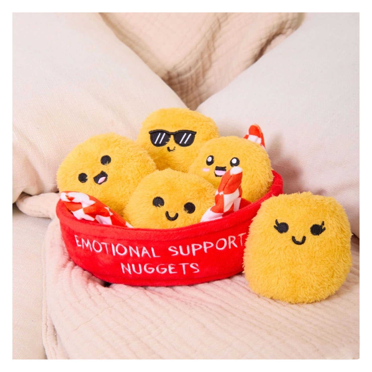 Peluches de soutien émotionnel - Lot de 6.