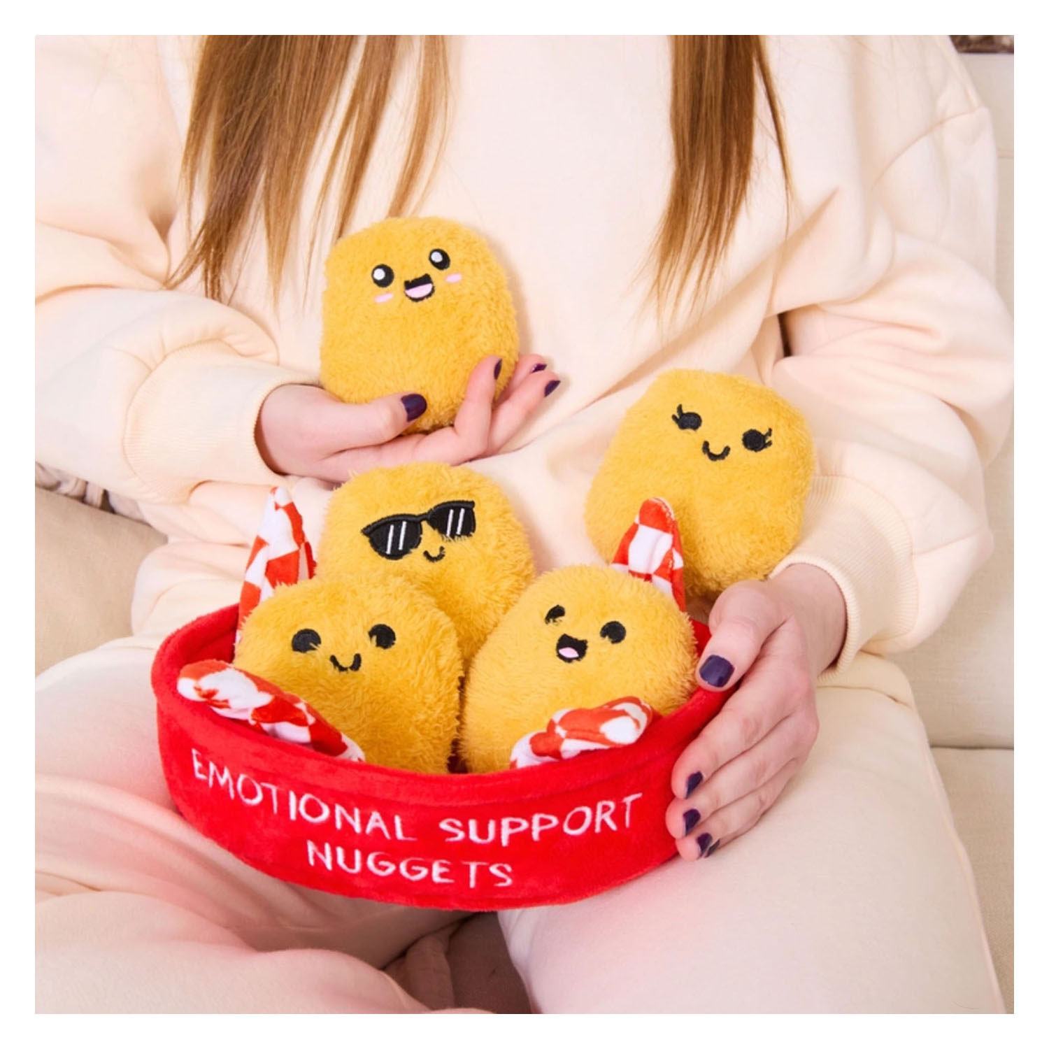 Peluches de soutien émotionnel - Lot de 6.