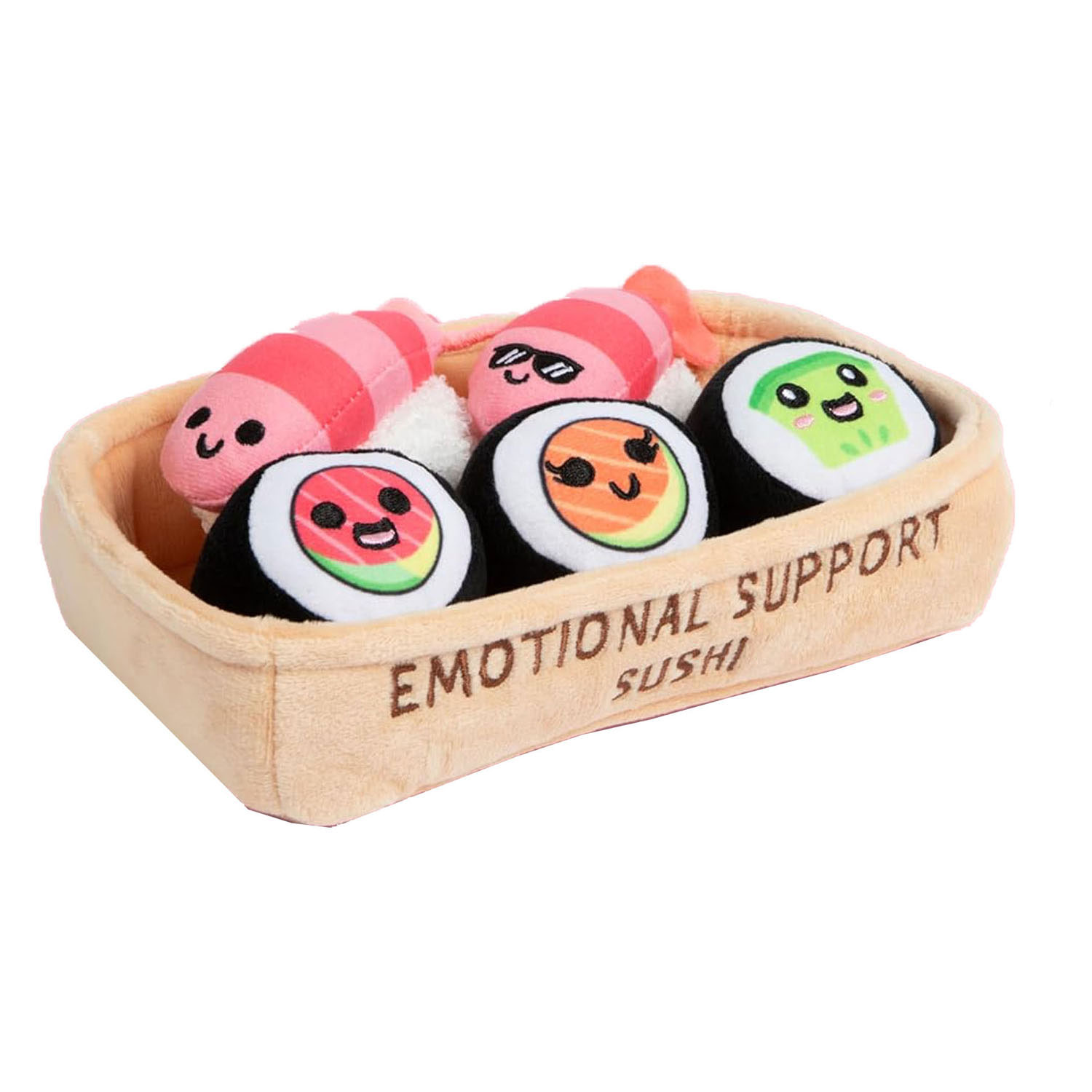 Peluche Sushi de soutien émotionnel - Lot de 6.