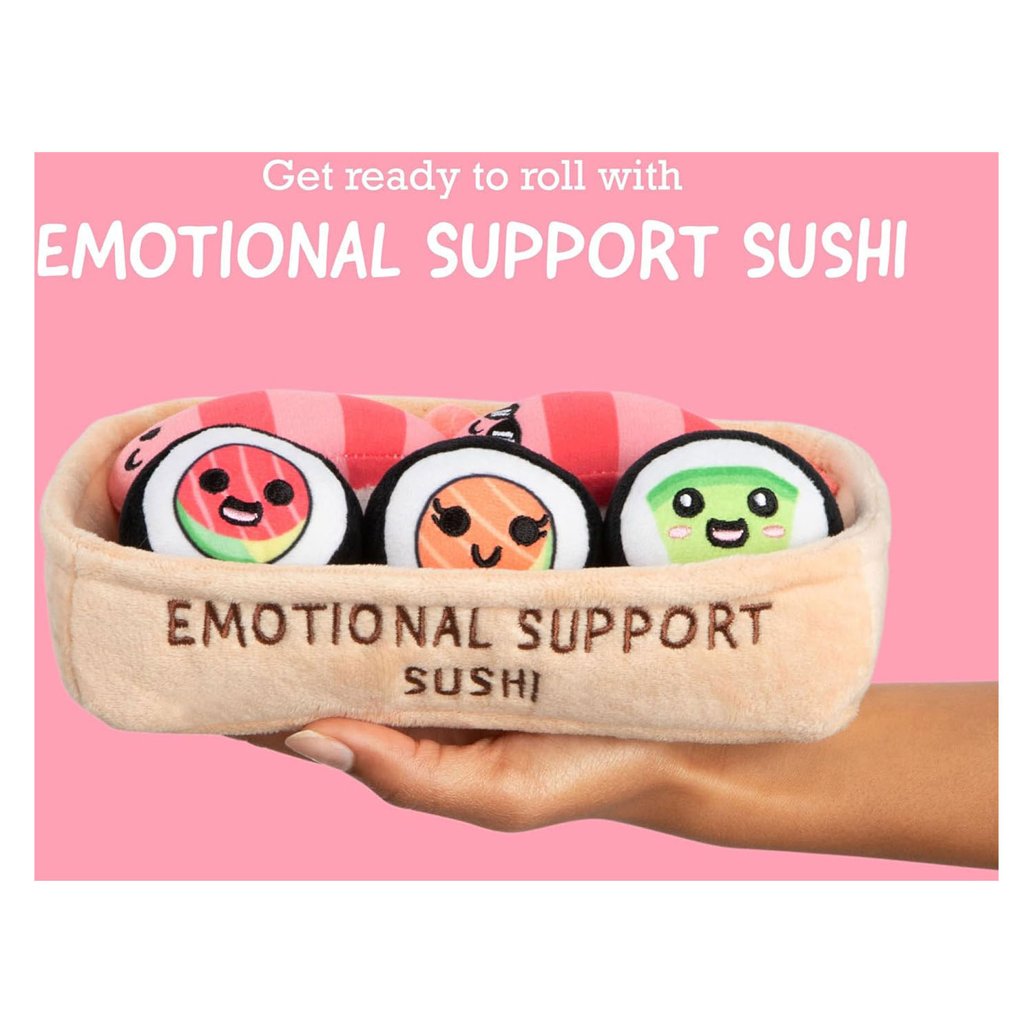 Peluche Sushi de soutien émotionnel - Lot de 6.