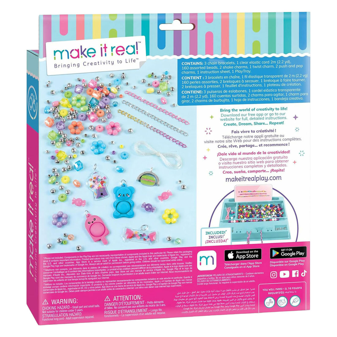 Réalisez-le - Créez votre propre bracelet - 7 pièces.