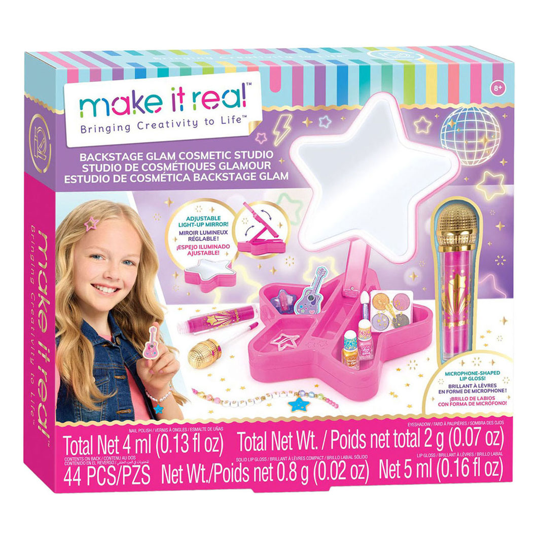 Make It Real Backstage Glamour Beauty Studio Set - 44dlg.