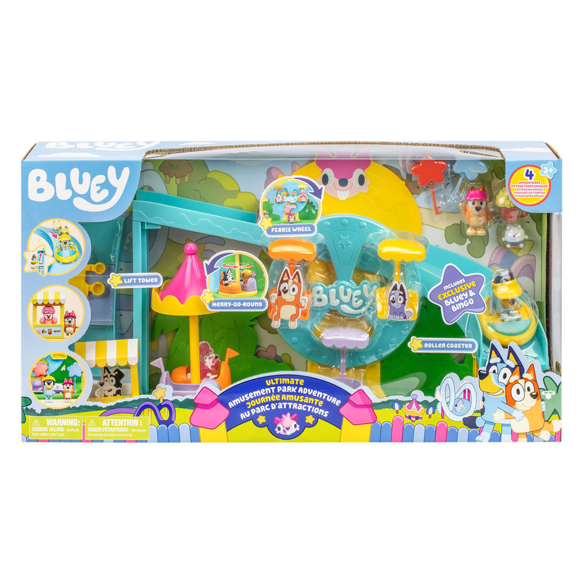 Bluey en Bingo Ultieme Attractiepark Speelset