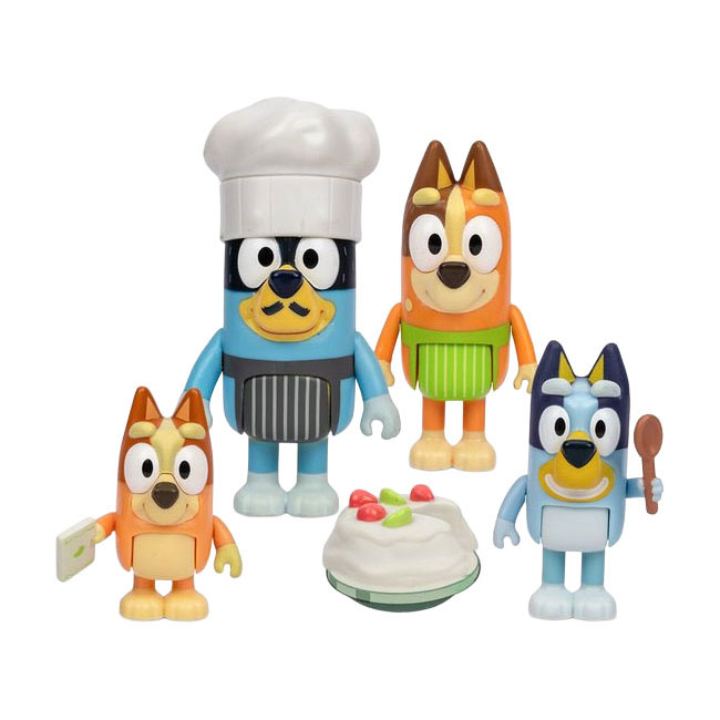 Coffret de jeu Bluey Dessert - 4 figurines