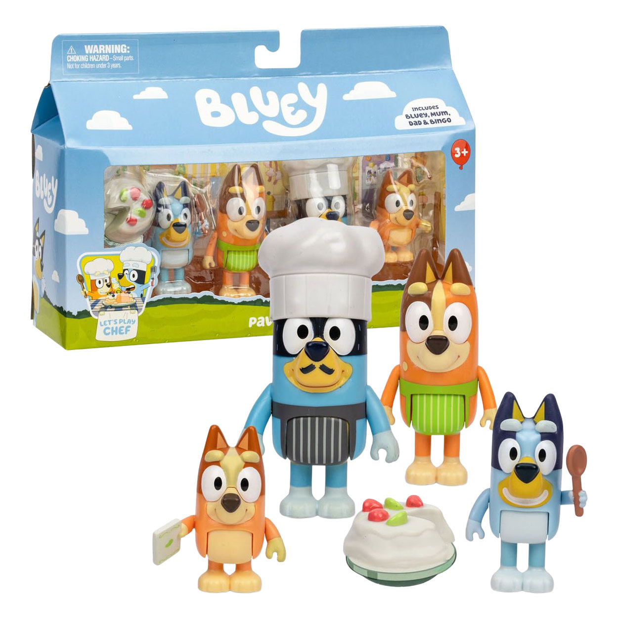 Coffret de jeu Bluey Dessert - 4 figurines