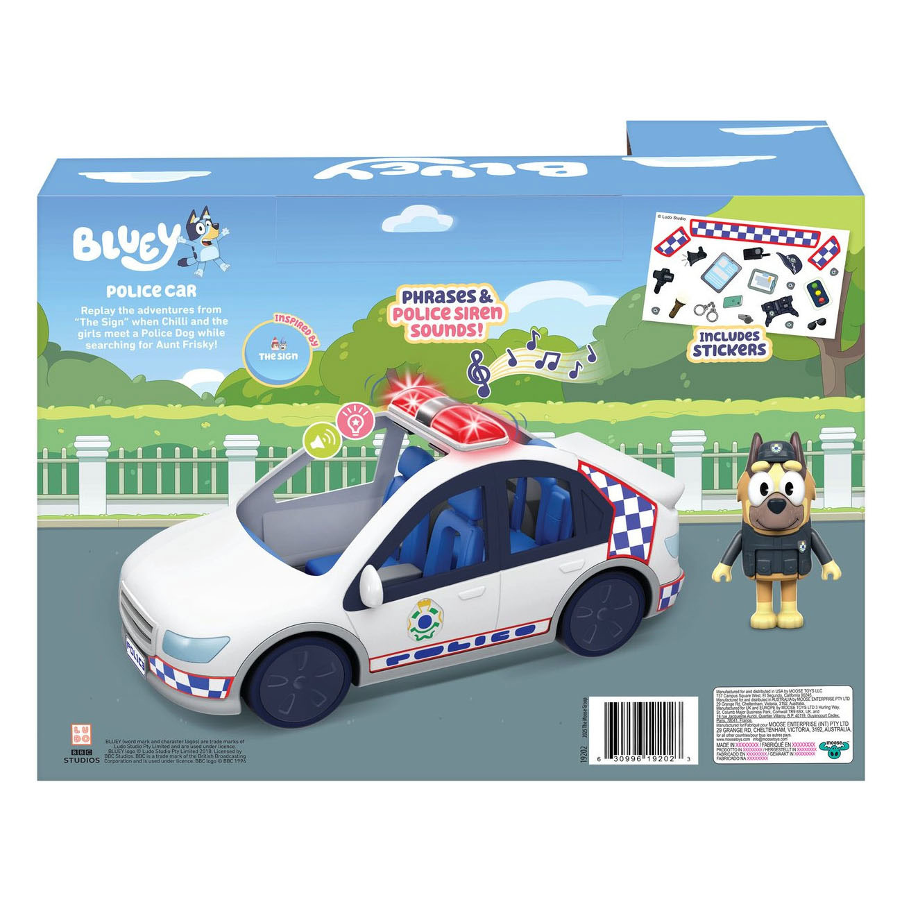 Bluey Politieauto met Licht & Geluid