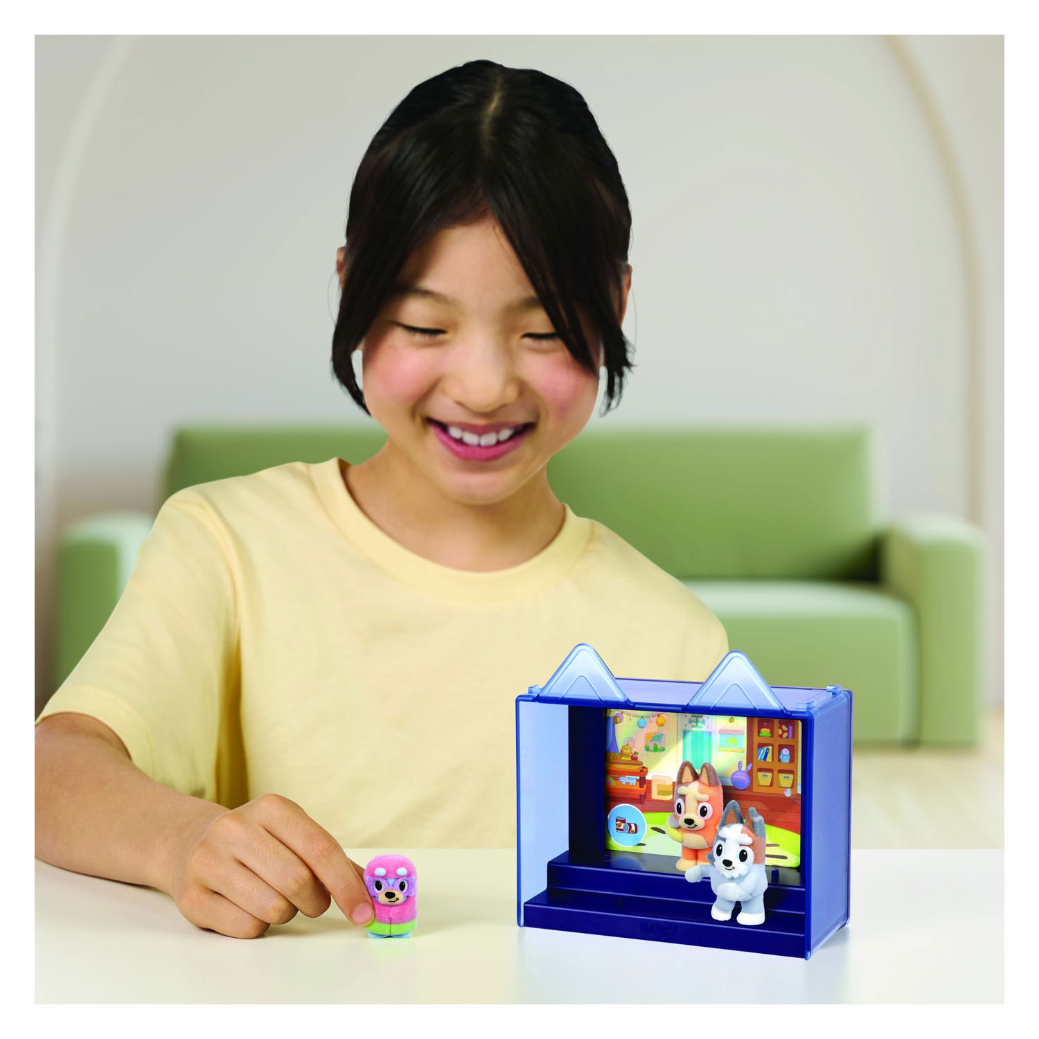 Coffret surprise de figurines à collectionner Bluey Fuzzies