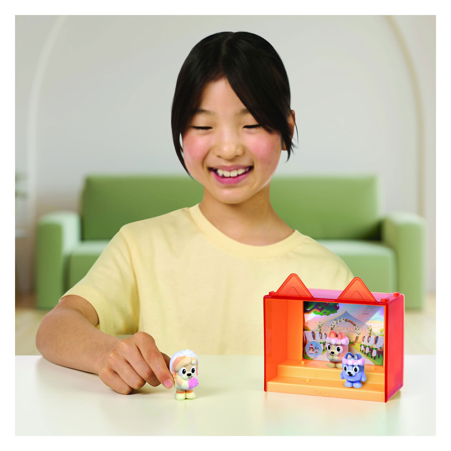 Coffret surprise de figurines à collectionner Bluey Fuzzies