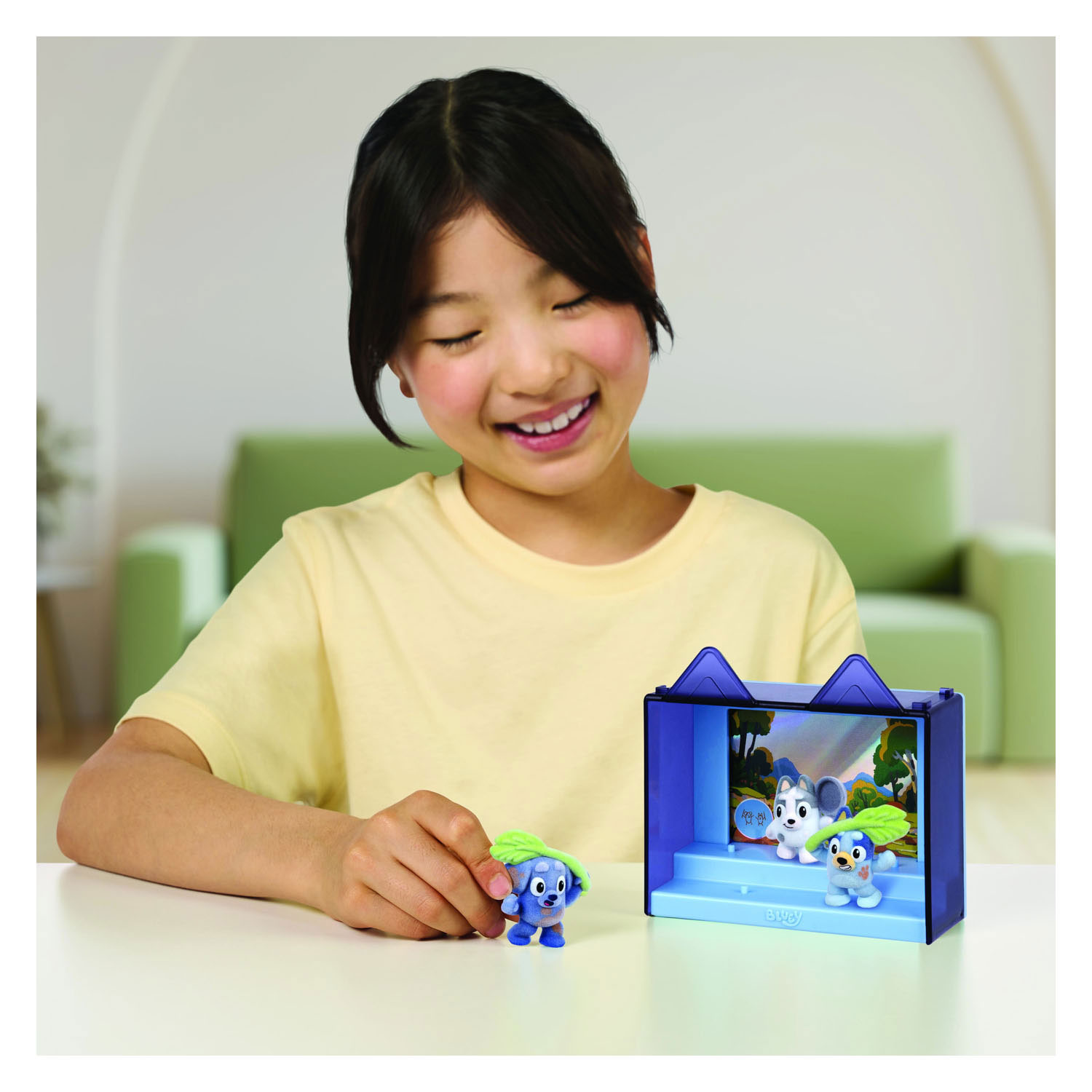 Coffret surprise de figurines à collectionner Bluey Fuzzies