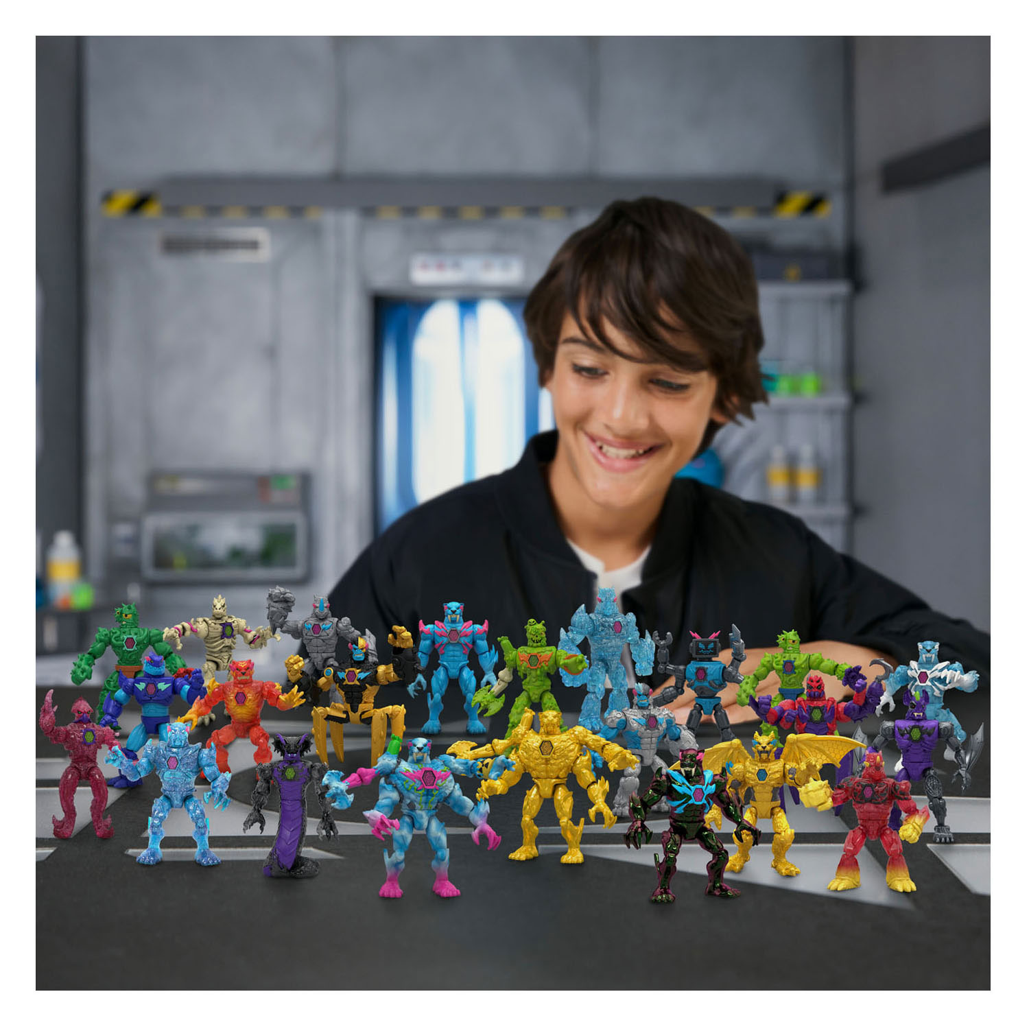 MrBeast Lab Hybrid Multipack Lab-Bot vs Gid Skeleton