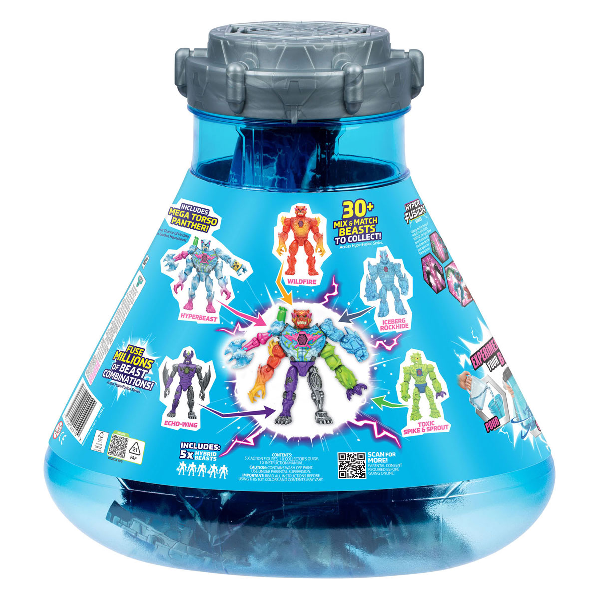 MrBeast Lab Hyper Fusion Hybrid Lab Actiefiguren