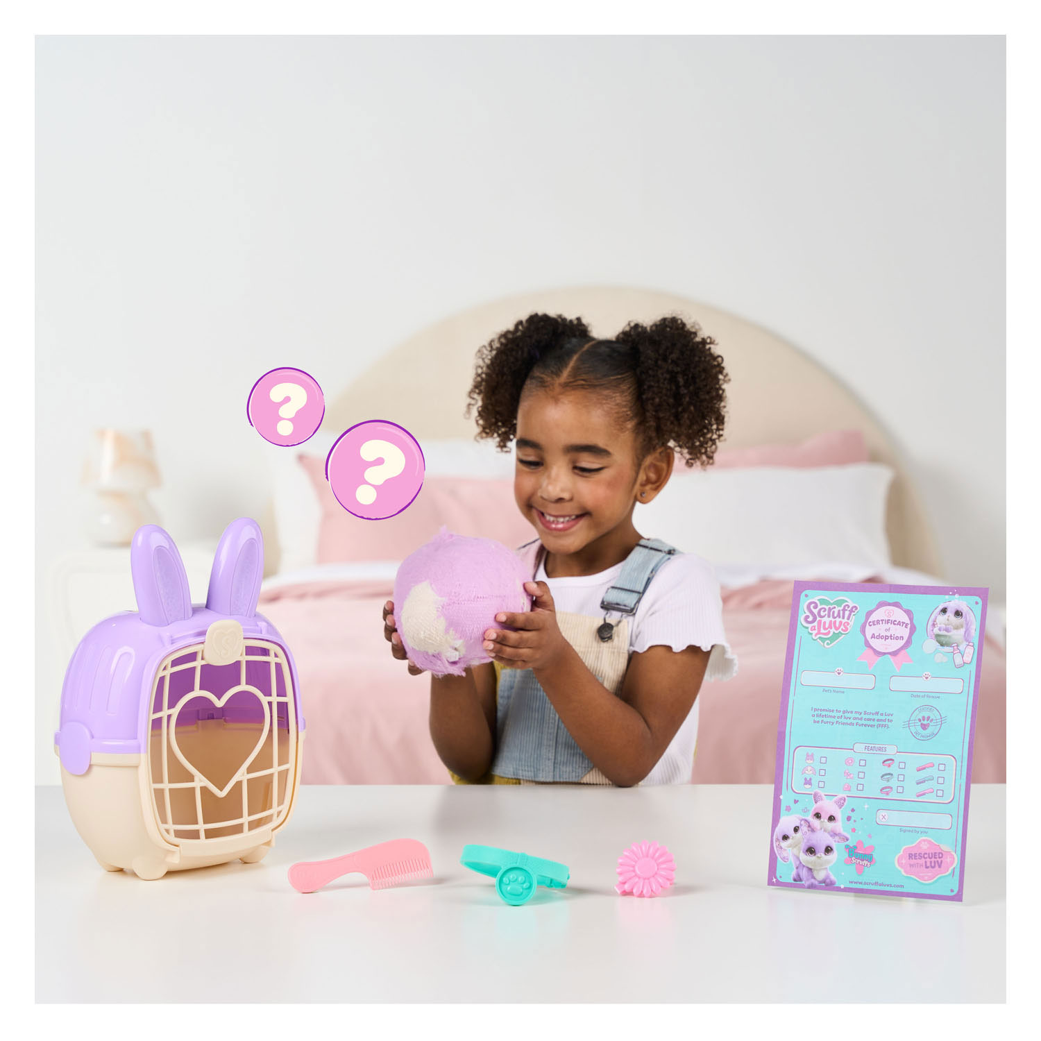 Scruff a Luv Mystery Konijn Knuffel