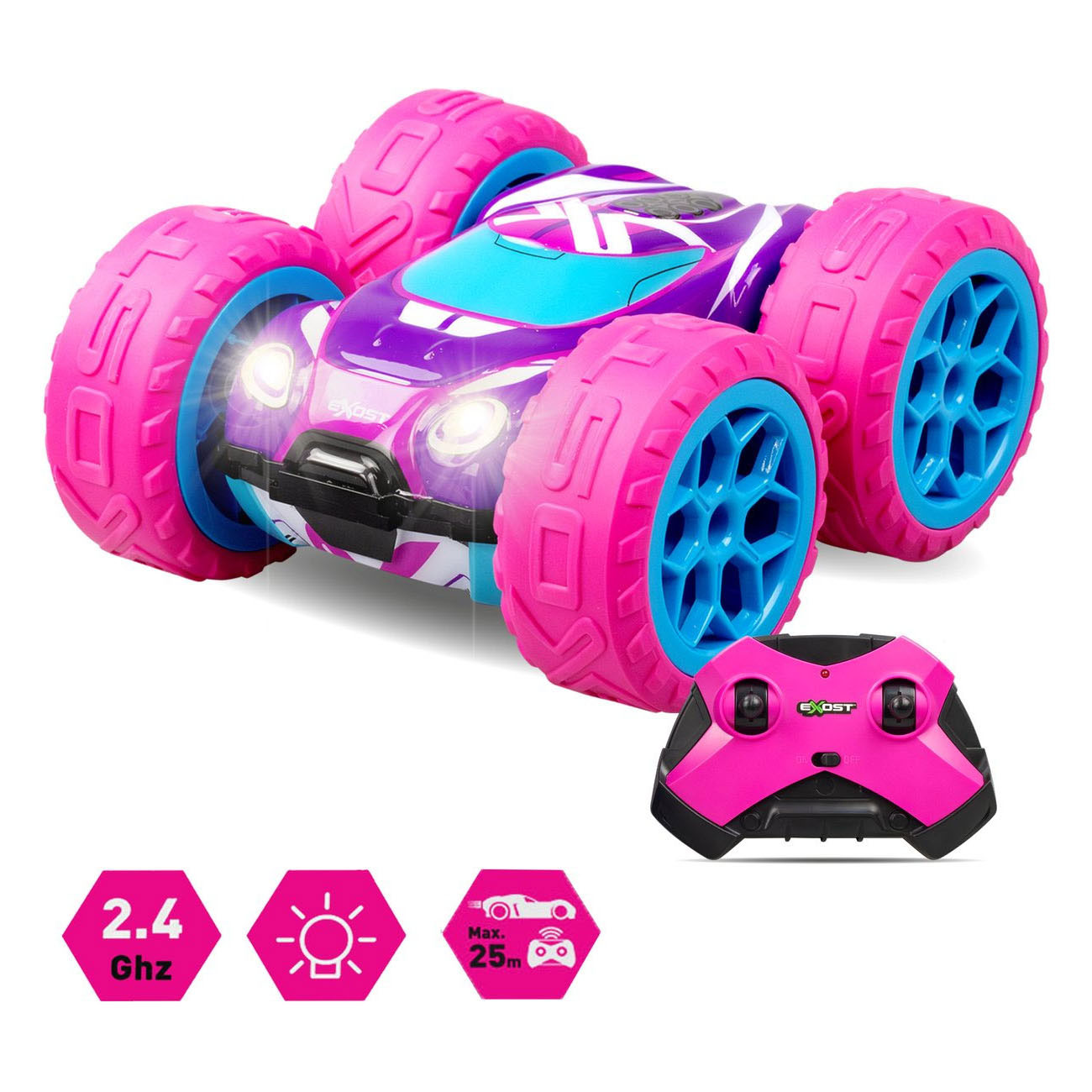 Exost RC 360 Cross MX Bestuurbare Stuntauto - 12 km/u