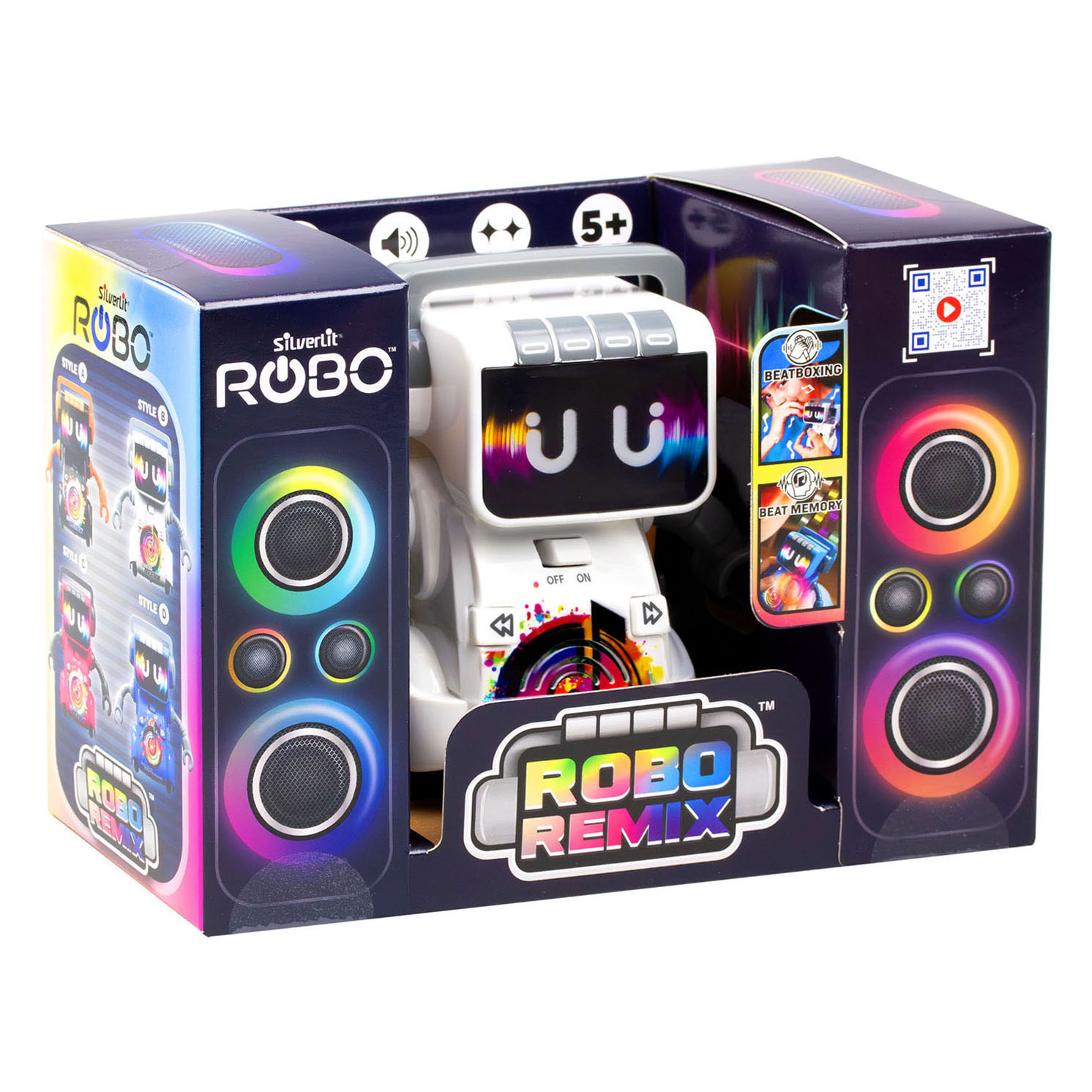 Silverlit Robo Remix Wit Dansrobot - incl. LED Verlichting