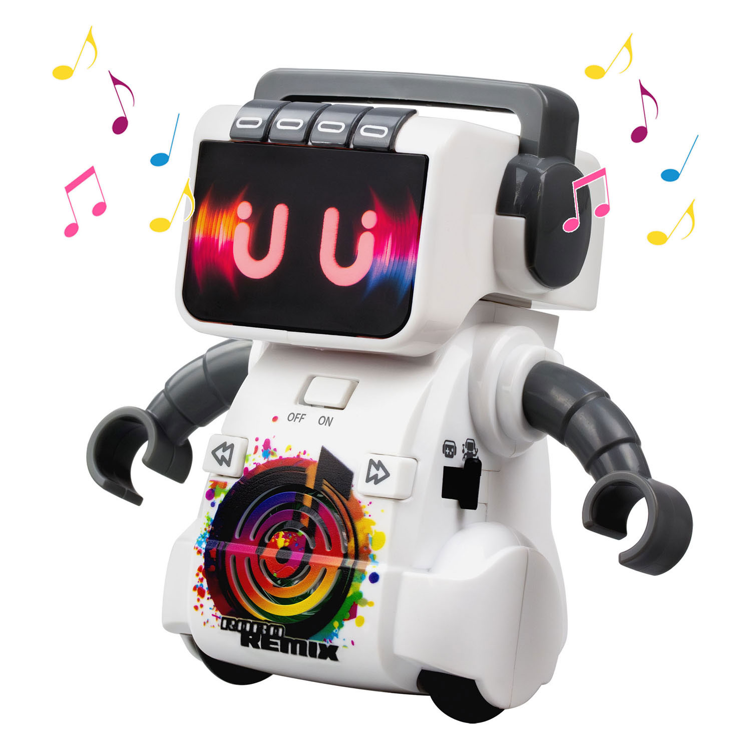 Silverlit Robo Remix Wit Dansrobot - incl. LED Verlichting