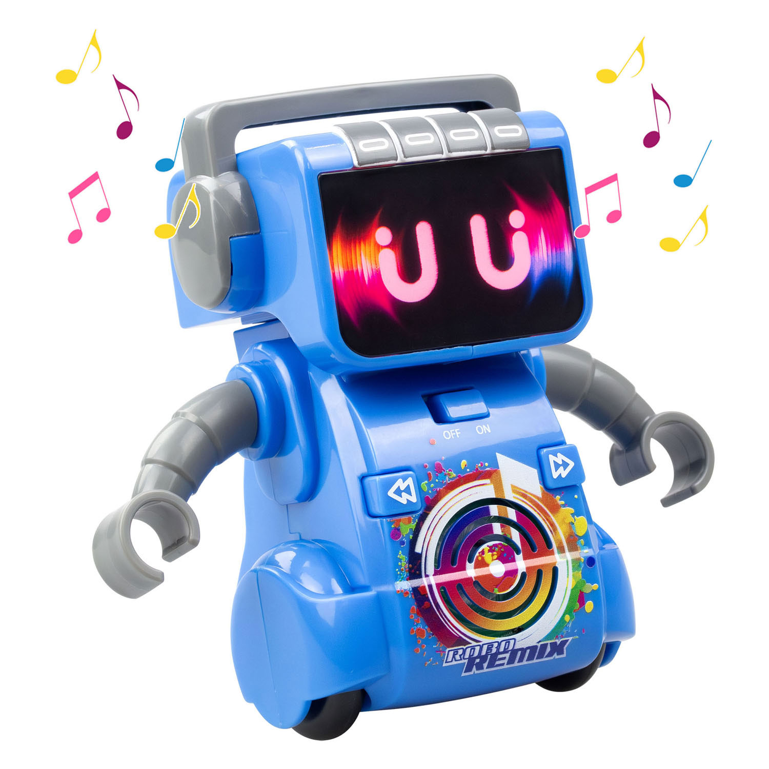 Silverlit Robo Remix Blauer Tanzroboter - mit Licht und Sound