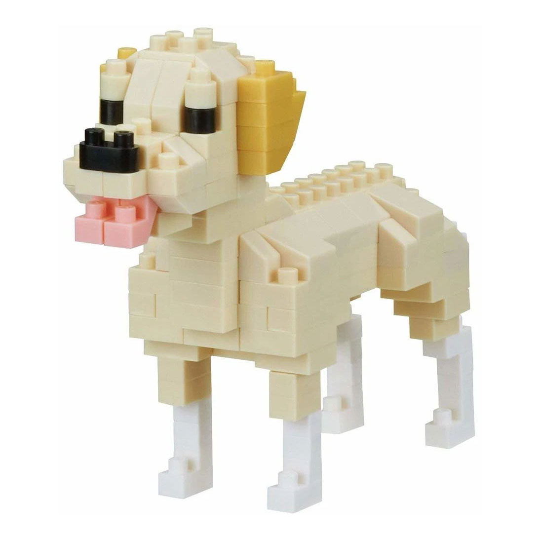 Ensemble de construction Nano Block Labrador Retriever - 140 pièces.
